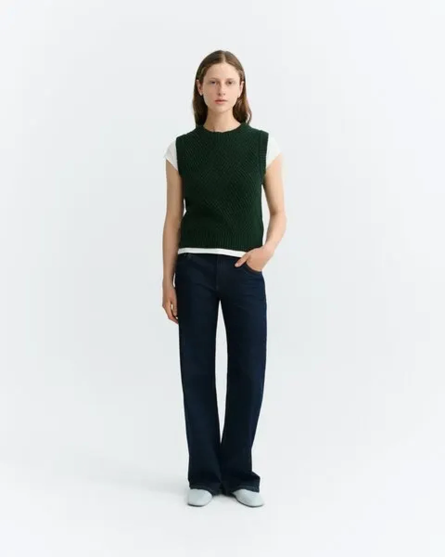 thinking mu Damen Weste - Kaia Knitted Vest - aus Wolle – Ansicht 3