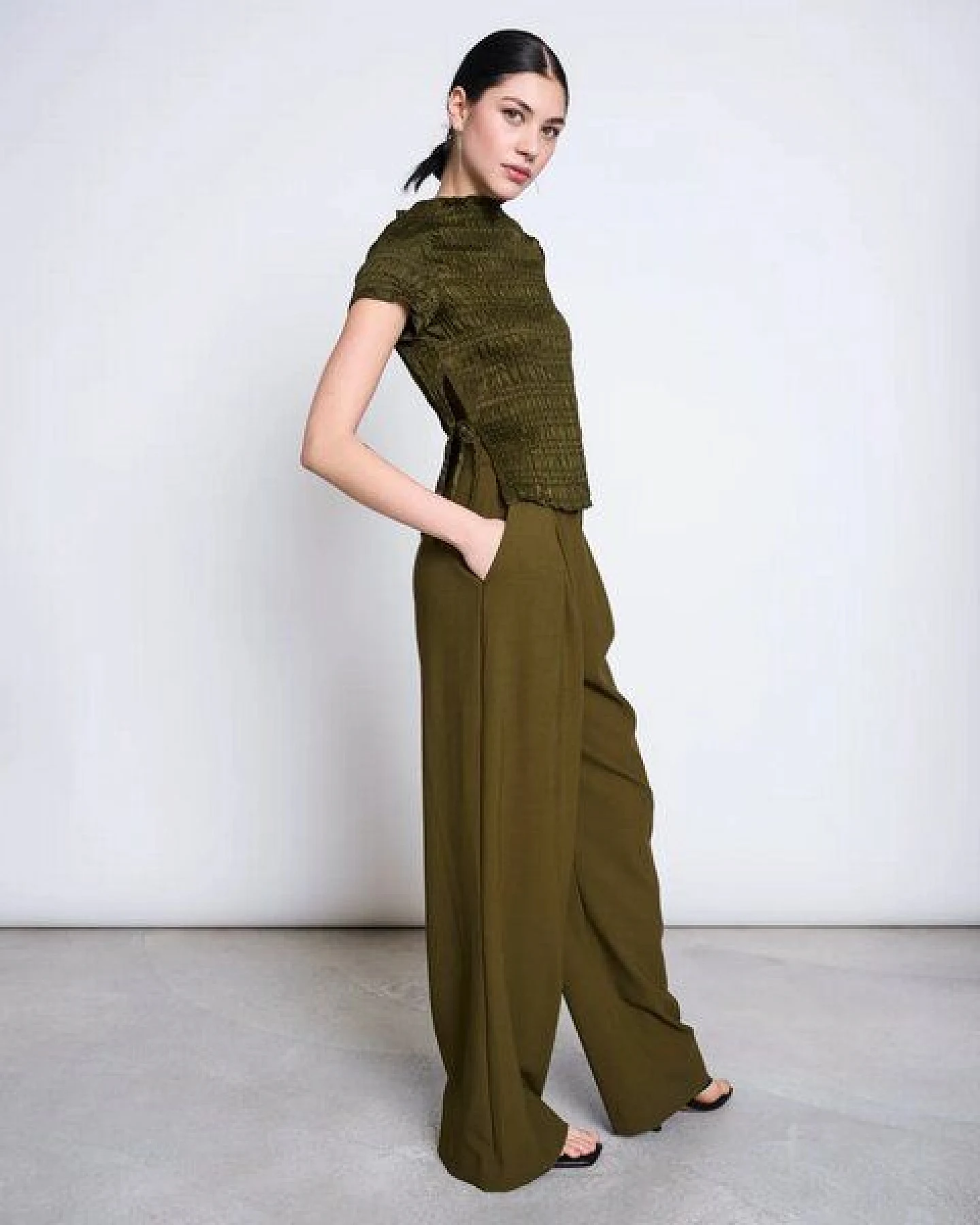JAN N JUNE Hose Pleated Wide Pants NIVA – Ansicht 3