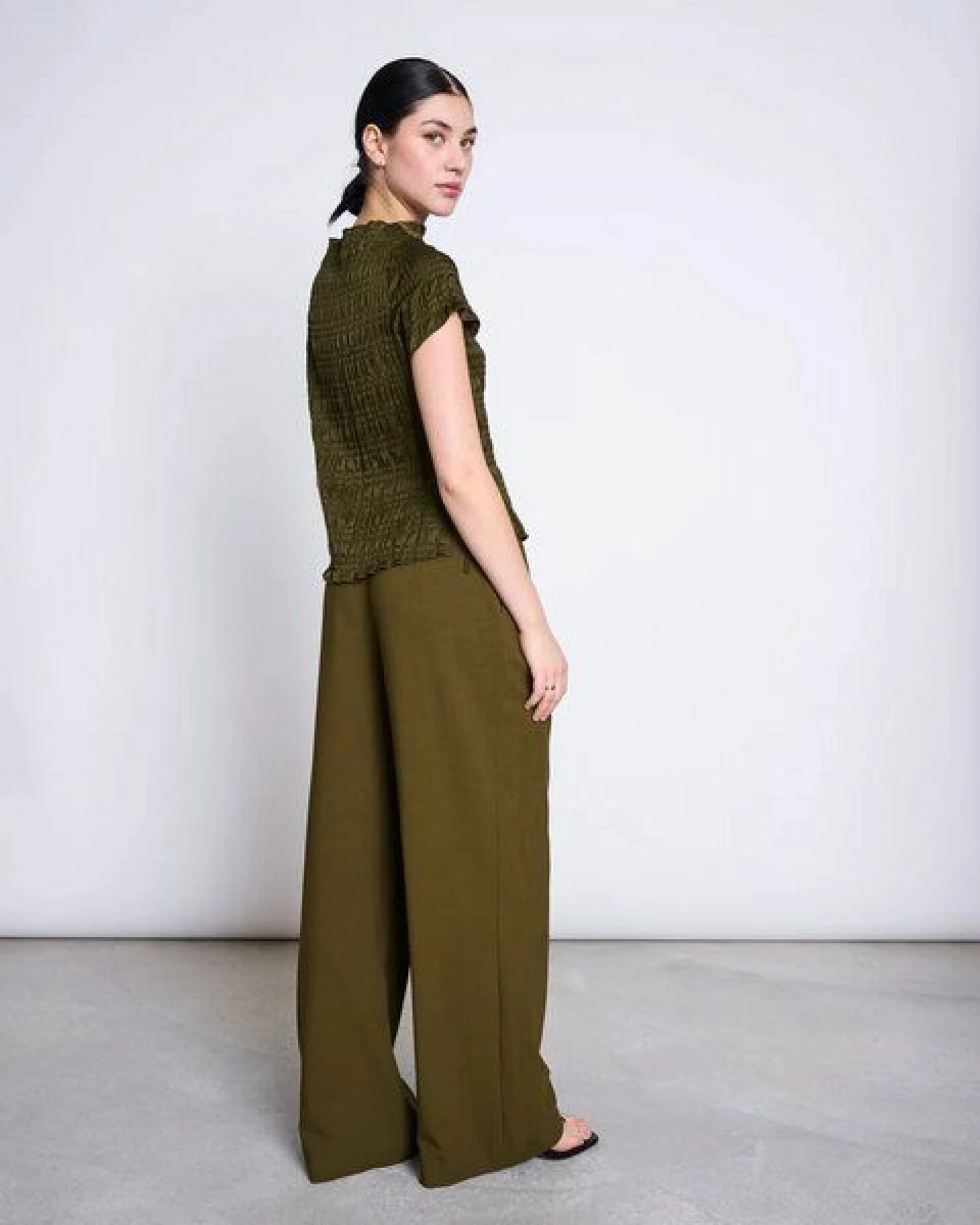JAN N JUNE Hose Pleated Wide Pants NIVA – Ansicht 4