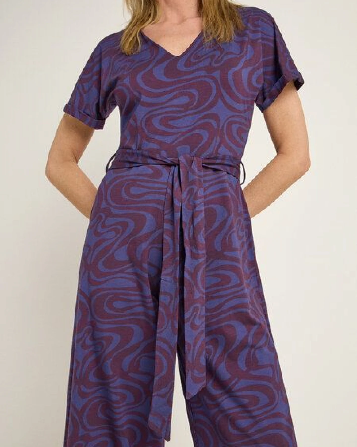 LANIUS Jumpsuit aus TENCEL Lyocell und Bio-Baumwolle – Ansicht 3
