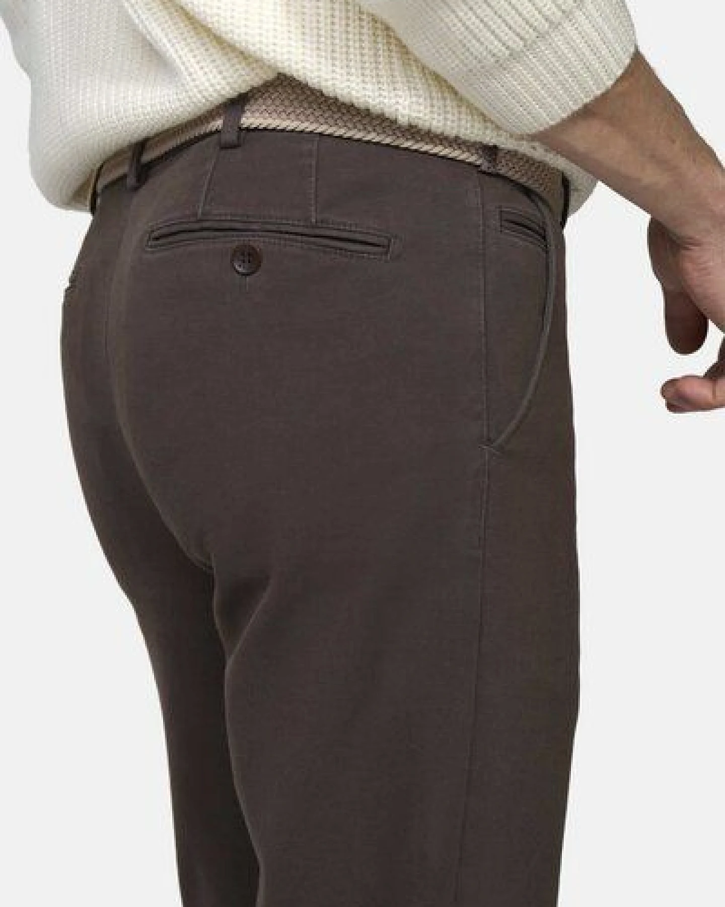 MEYER ACTIVE-Chino im Winter Twill – Ansicht 4