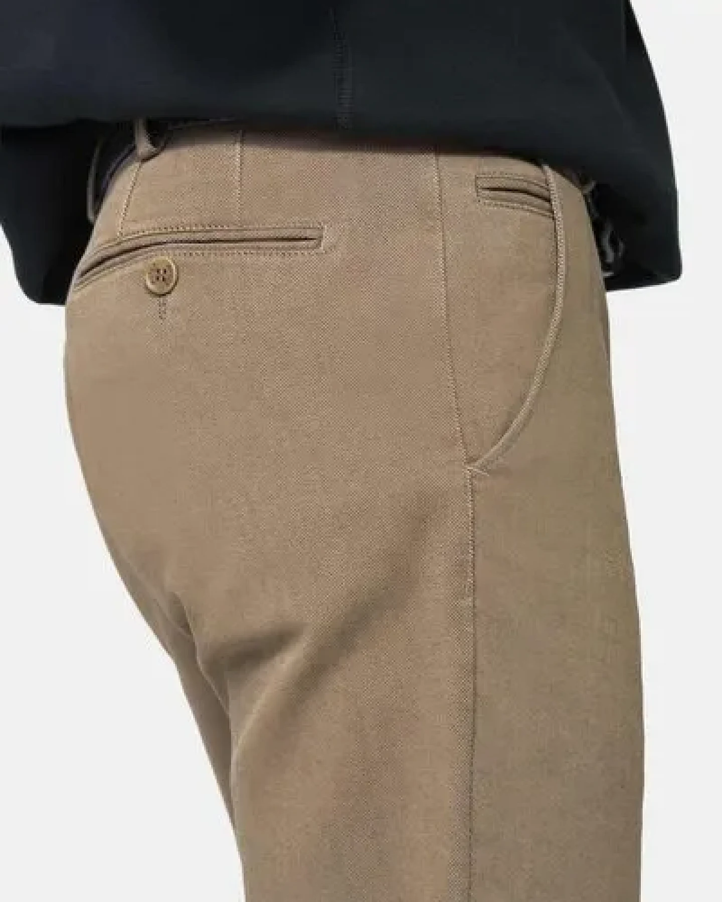MEYER ACTIVE-Chino im Winter Twill – Ansicht 4