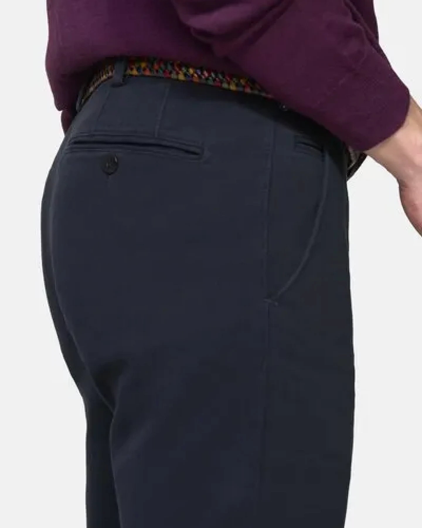 MEYER ACTIVE-Chino im Winter Twill – Ansicht 4
