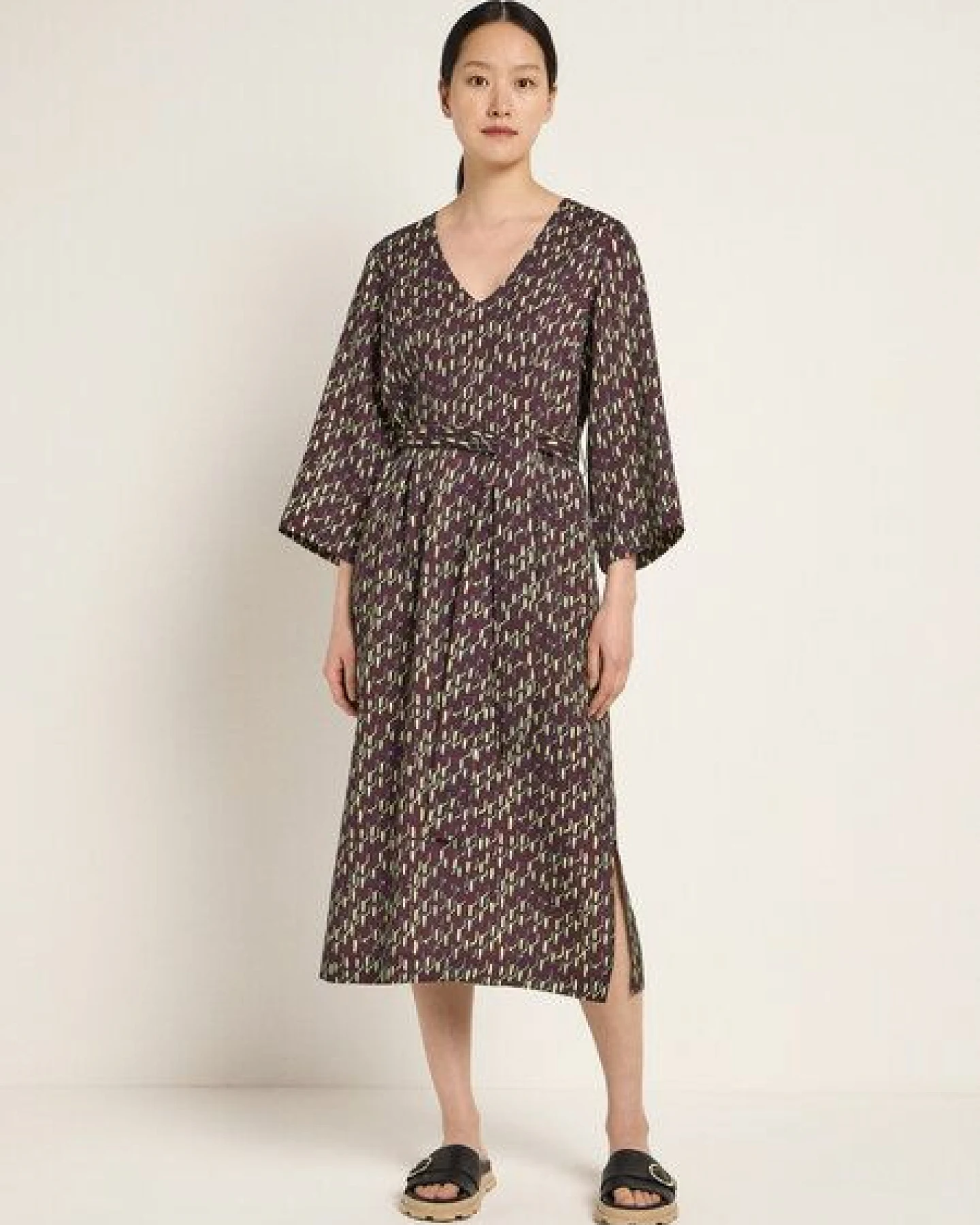 LANIUS Midikleid aus Tencel Lyocell – Ansicht 2