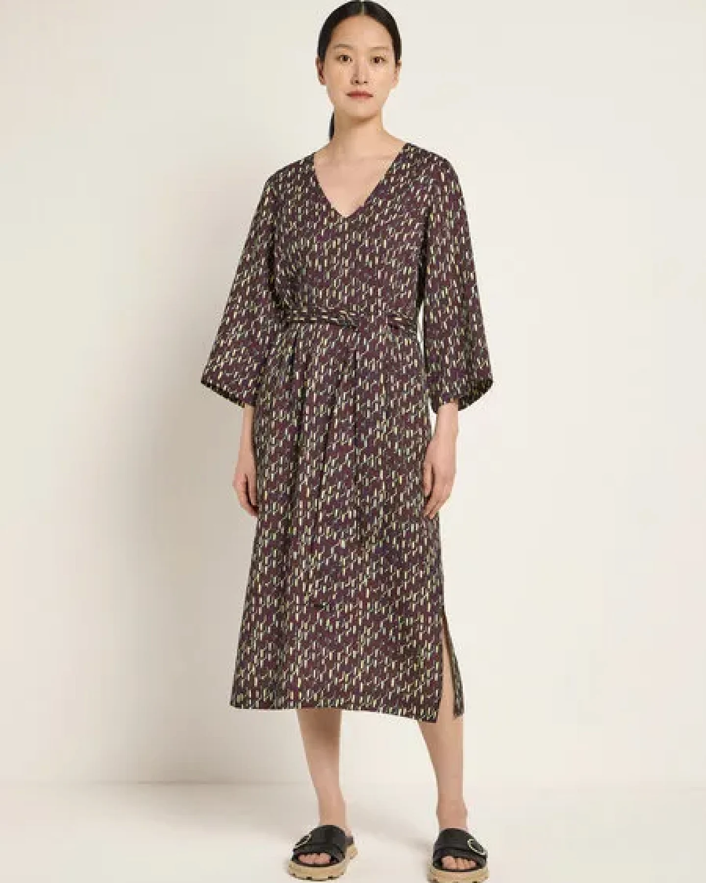 LANIUS Midikleid aus Tencel Lyocell – Ansicht 2