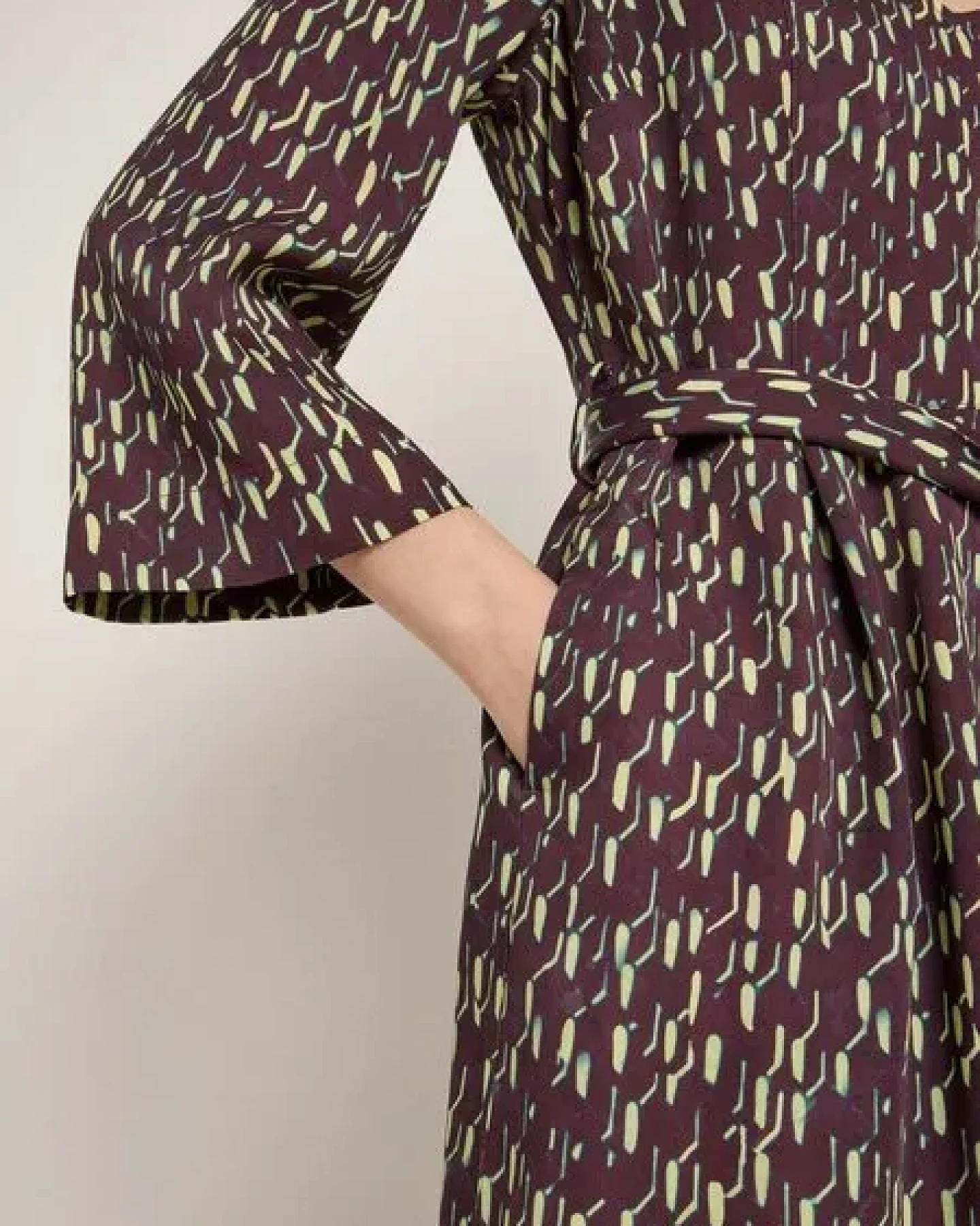 LANIUS Midikleid aus Tencel Lyocell – Ansicht 3