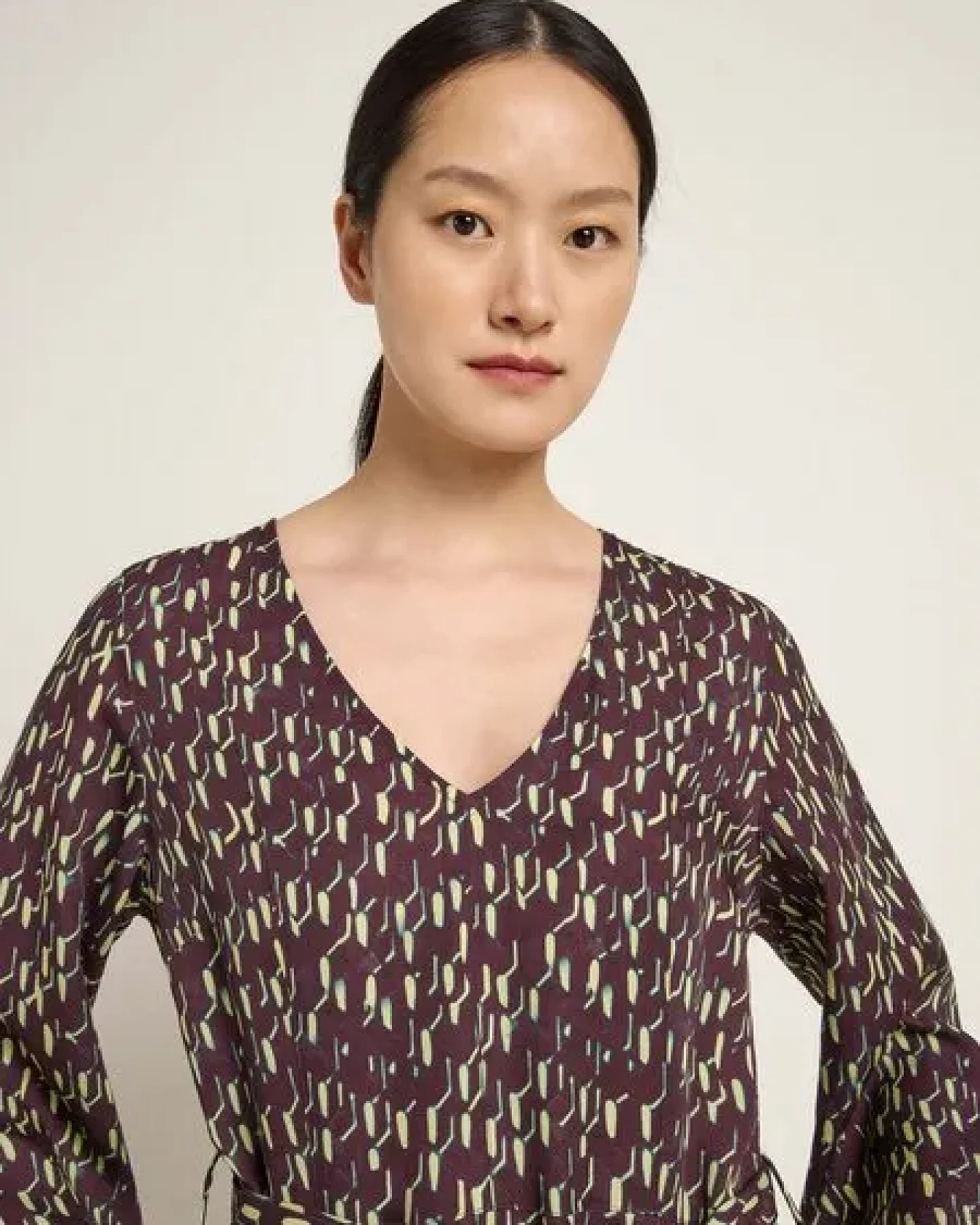 LANIUS Midikleid aus Tencel Lyocell – Ansicht 4