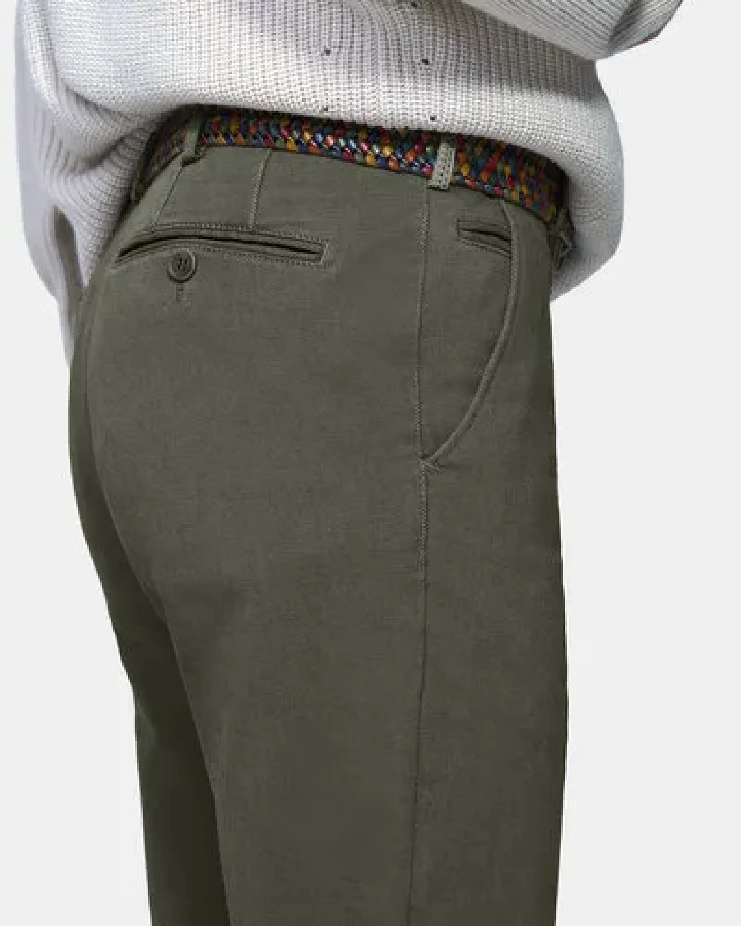 MEYER ACTIVE-Chino im Winter Twill – Ansicht 4