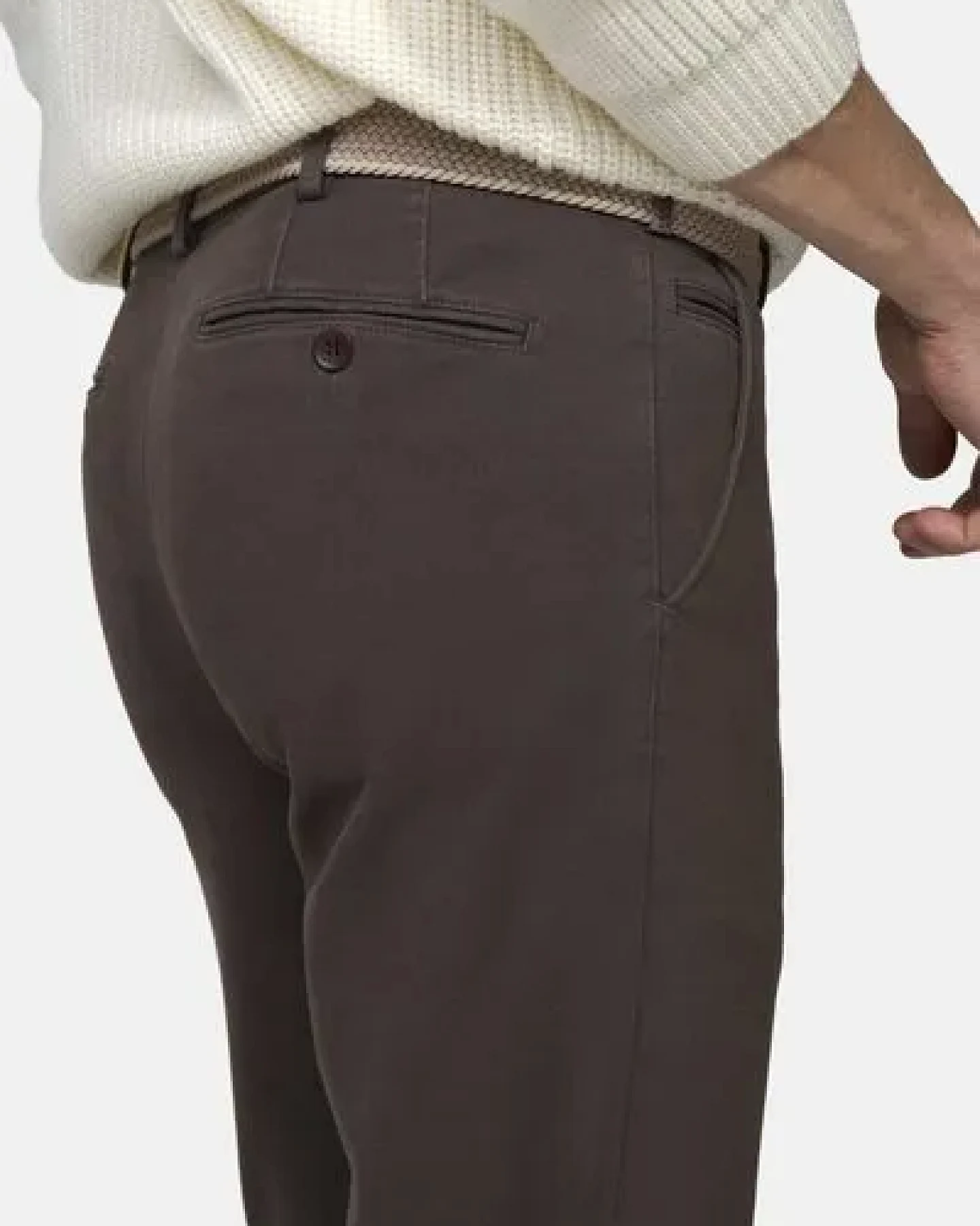 MEYER ACTIVE-Chino im Winter Twill – Ansicht 4