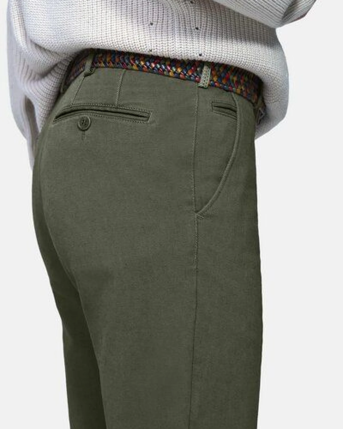MEYER ACTIVE-Chino im Winter Twill – Ansicht 4