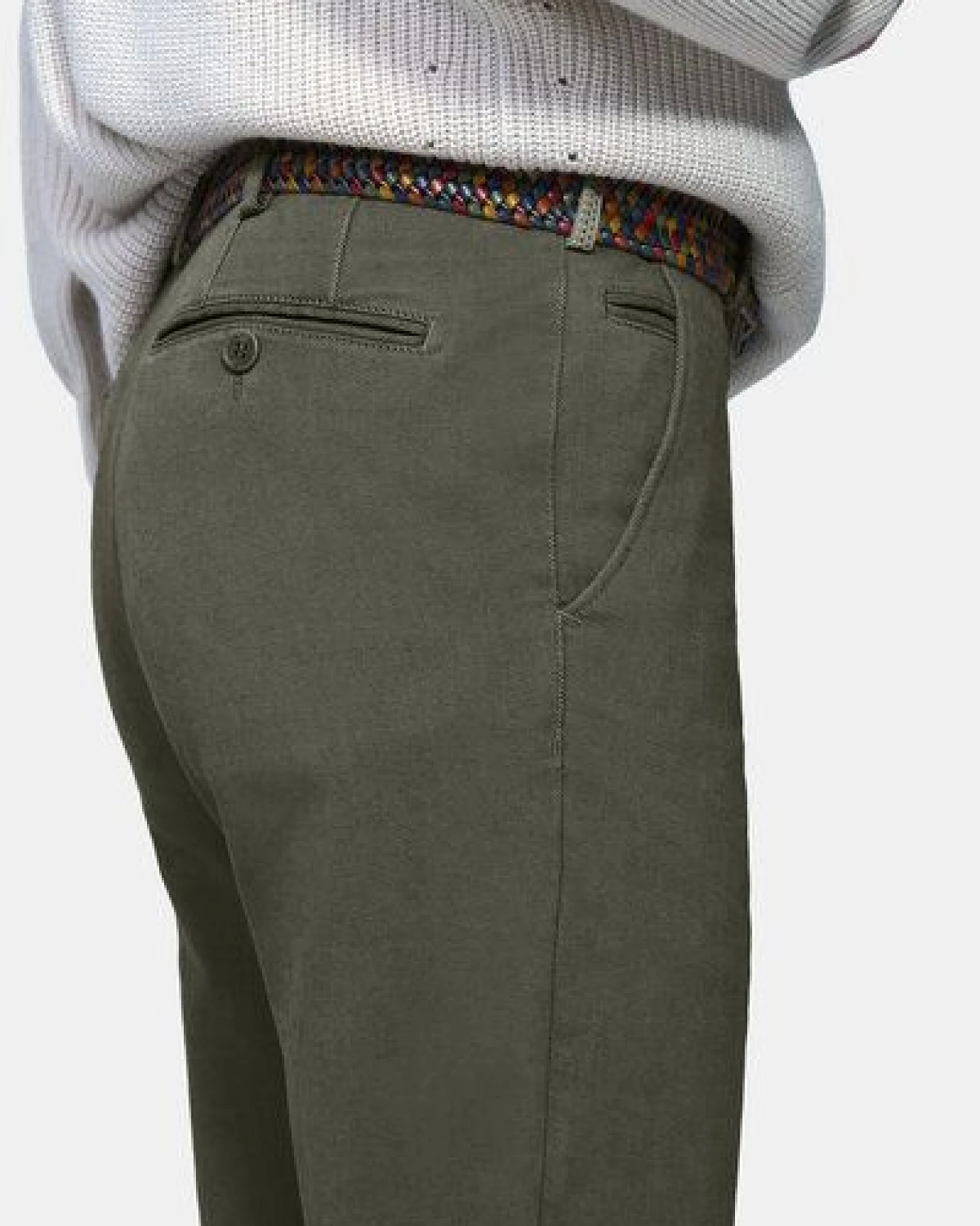 MEYER ACTIVE-Chino im Winter Twill – Ansicht 4