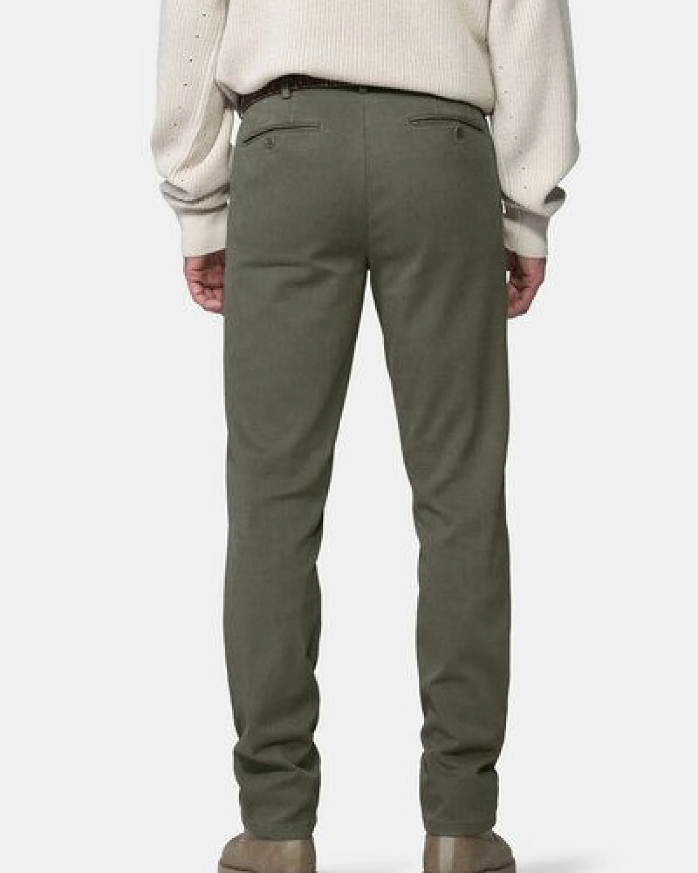 MEYER ACTIVE-Chino im Winter Twill – Ansicht 3