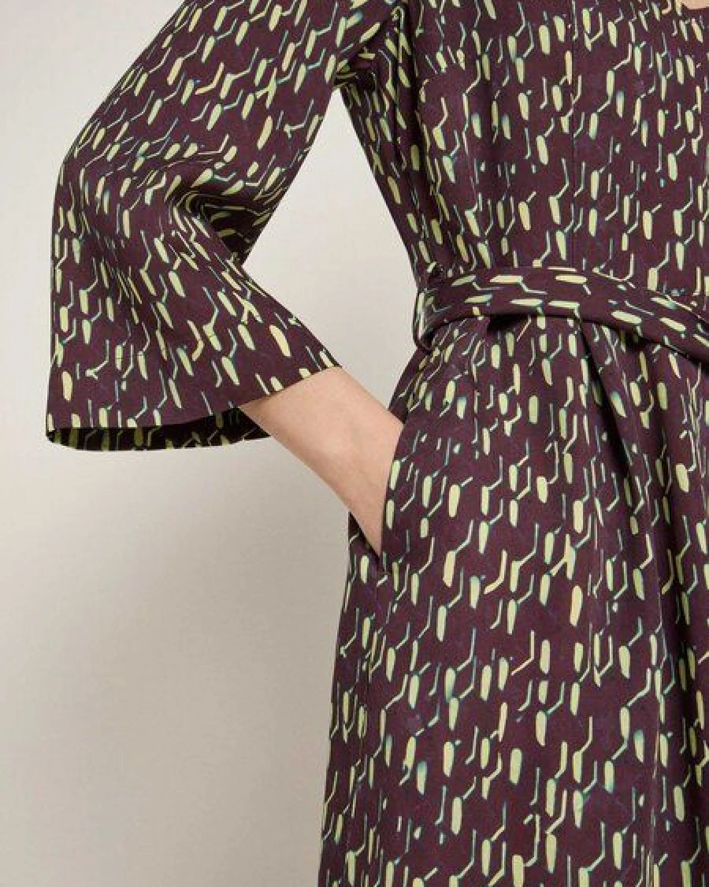 LANIUS Midikleid aus Tencel Lyocell – Ansicht 2