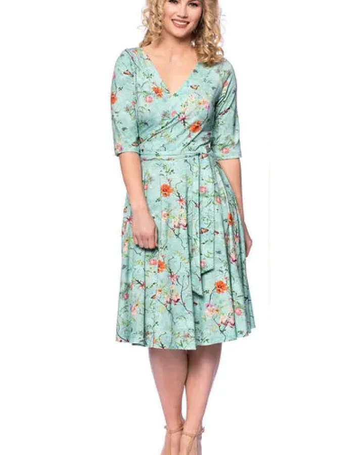 Milchshake AVA wendbares Wickelkleid aus Bambus-Viskose Jersey