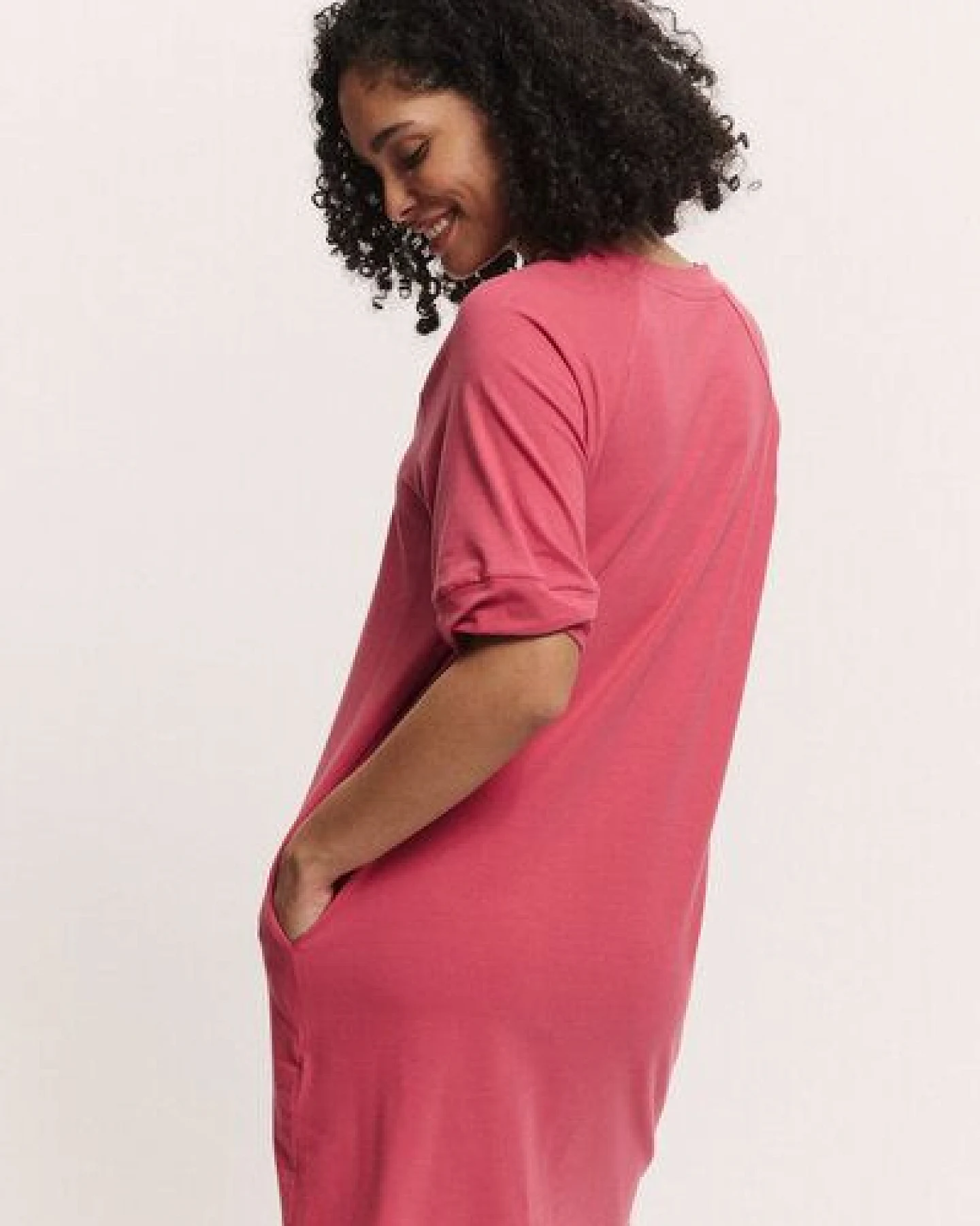 TRANQUILLO Jerseykleid Ninaa aus Biobaumwolle GOTS (1040003) – Ansicht 2