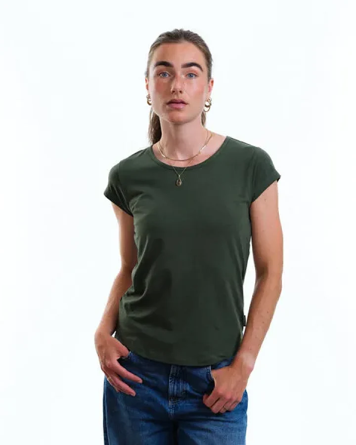 GARY MASH Basic T-Shirt Asheville aus TENCEL Lyocell Mix