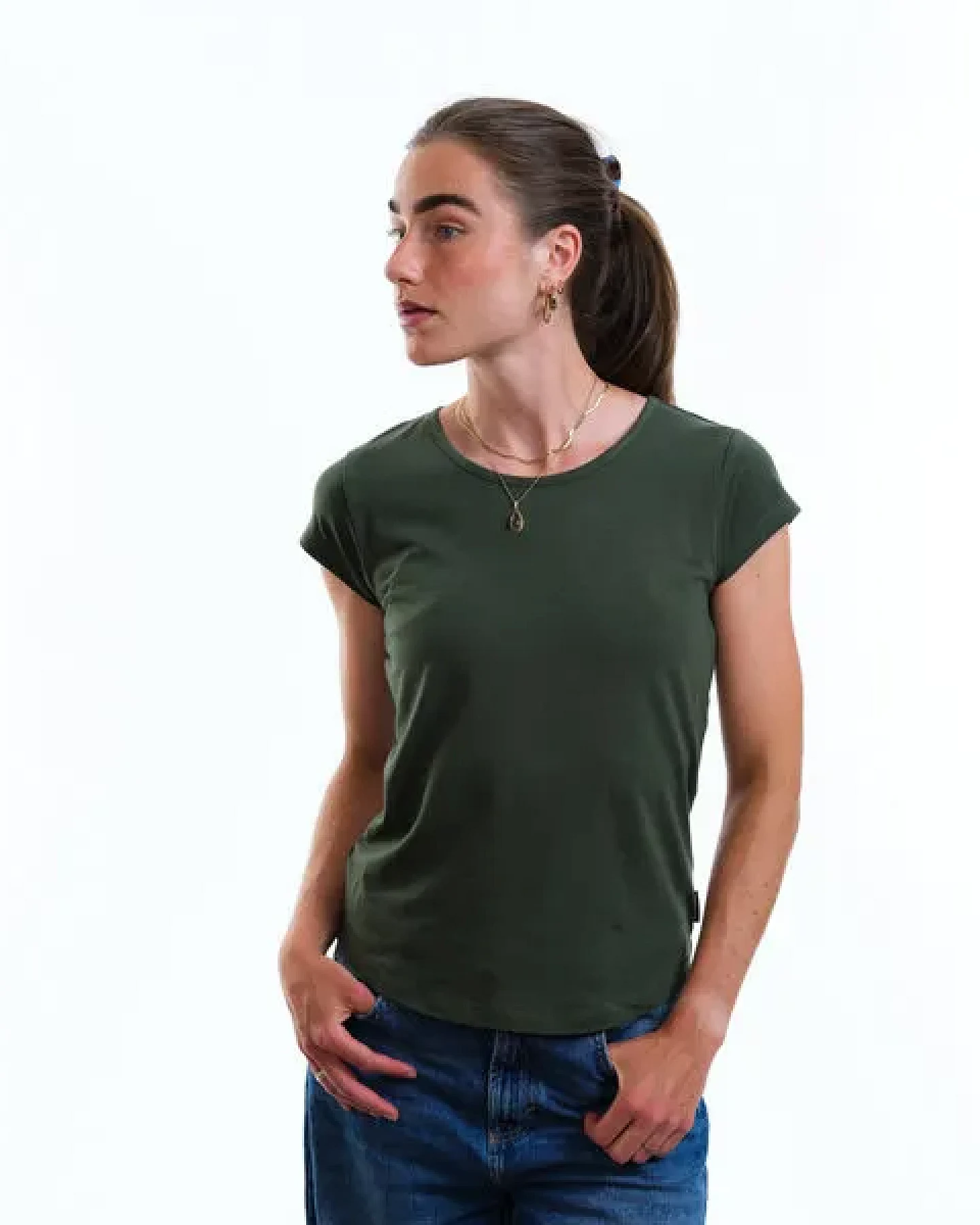 GARY MASH Basic T-Shirt Asheville aus TENCEL Lyocell Mix – Ansicht 4