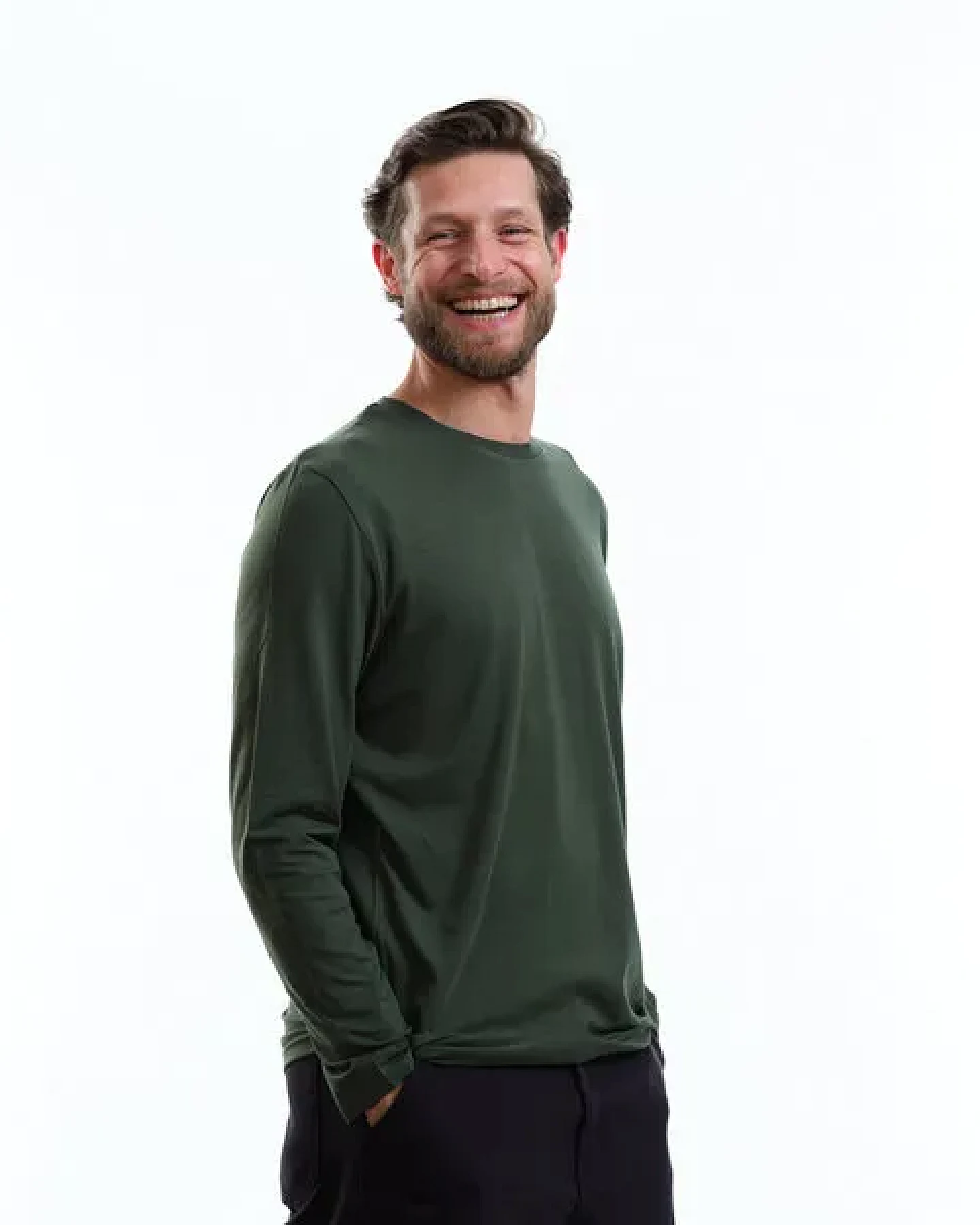 GARY MASH Herren Langarmshirt Scott aus TENCEL Lyocell Mix – Ansicht 2