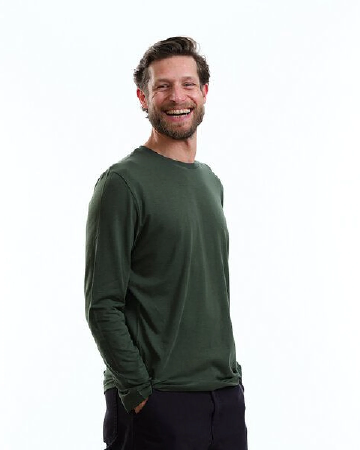 GARY MASH Herren Langarmshirt Scott aus TENCEL Lyocell Mix – Ansicht 2