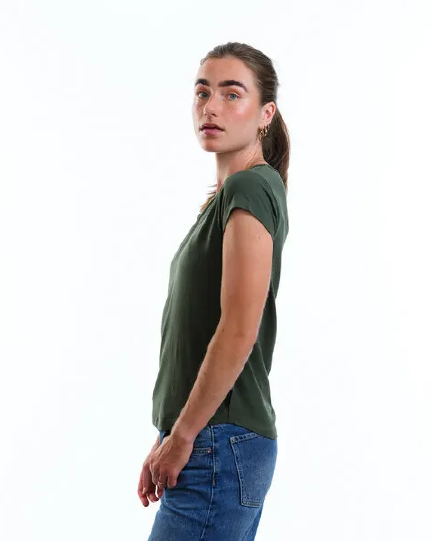 GARY MASH Basic T-Shirt Asheville aus TENCEL Lyocell Mix – Ansicht 2