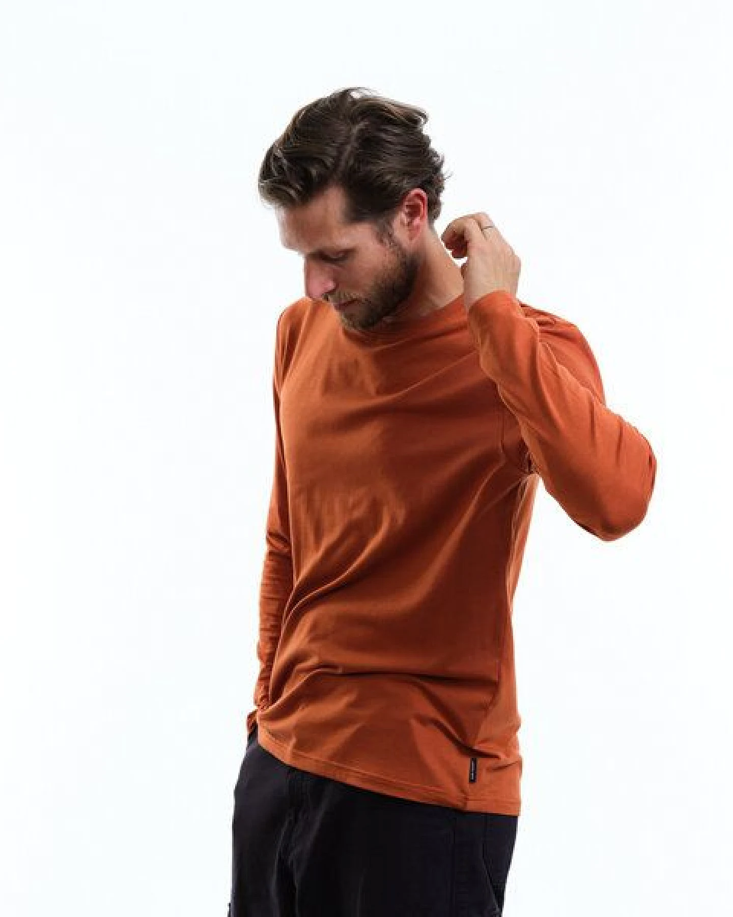 GARY MASH Herren Langarmshirt Scott aus TENCEL Lyocell Mix – Ansicht 2