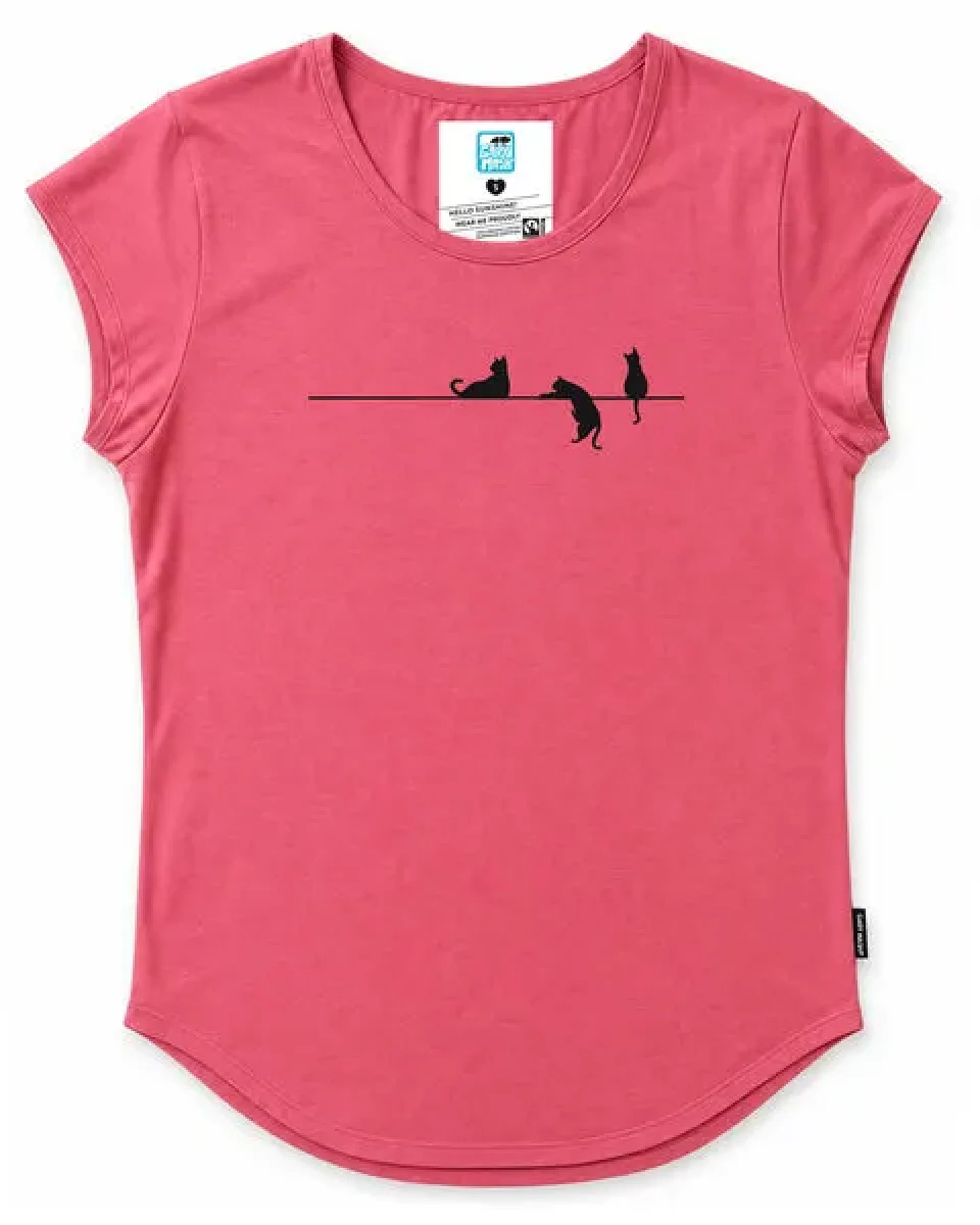 GARY MASH Shirt Asheville Katzen aus TENCEL Lyocell Mix – Ansicht 4