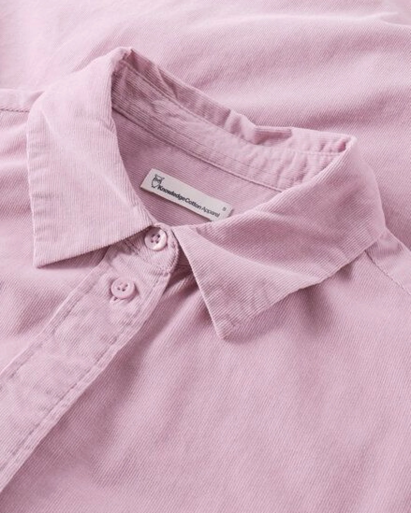KnowledgeCotton Apparel Lockeres Cordhemd VEGA aus Bio-Baumwolle – Ansicht 4