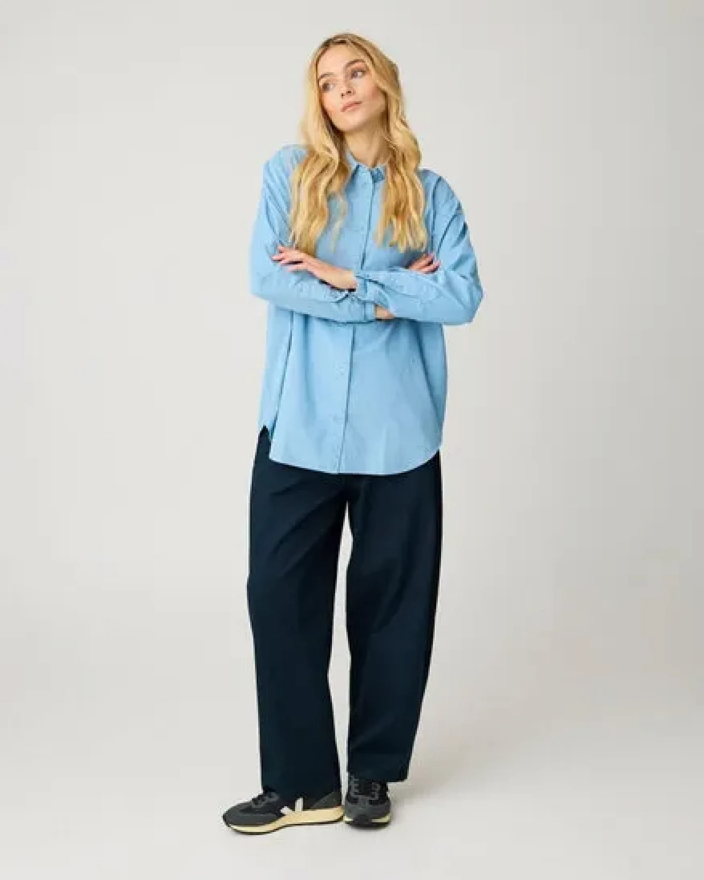 KnowledgeCotton Apparel Lockeres Cordhemd VEGA aus Bio-Baumwolle – Ansicht 3