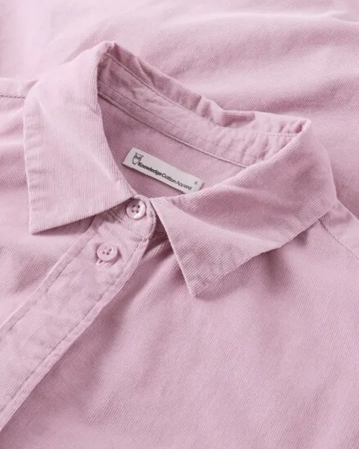 KnowledgeCotton Apparel Lockeres Cordhemd VEGA aus Bio-Baumwolle – Ansicht 4