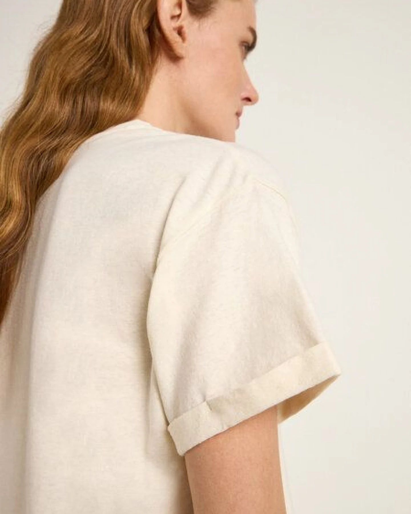 LANIUS Statementshirt "READY" (OCS) aus Hanf und Bio-Baumwolle – Ansicht 4