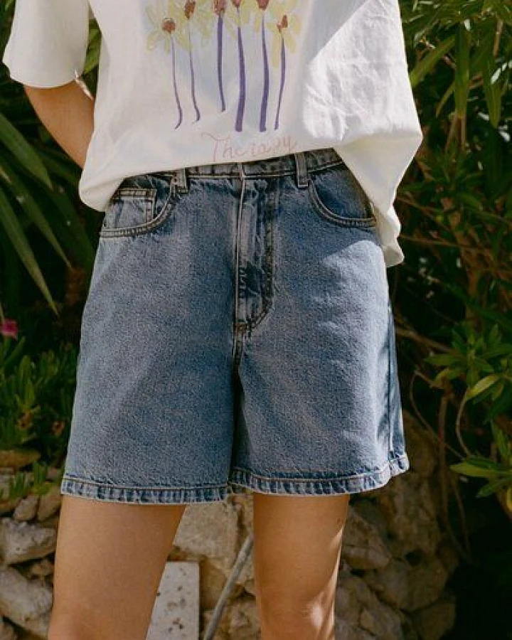 Nénés Jeansshorts „Ambre“ – Blau