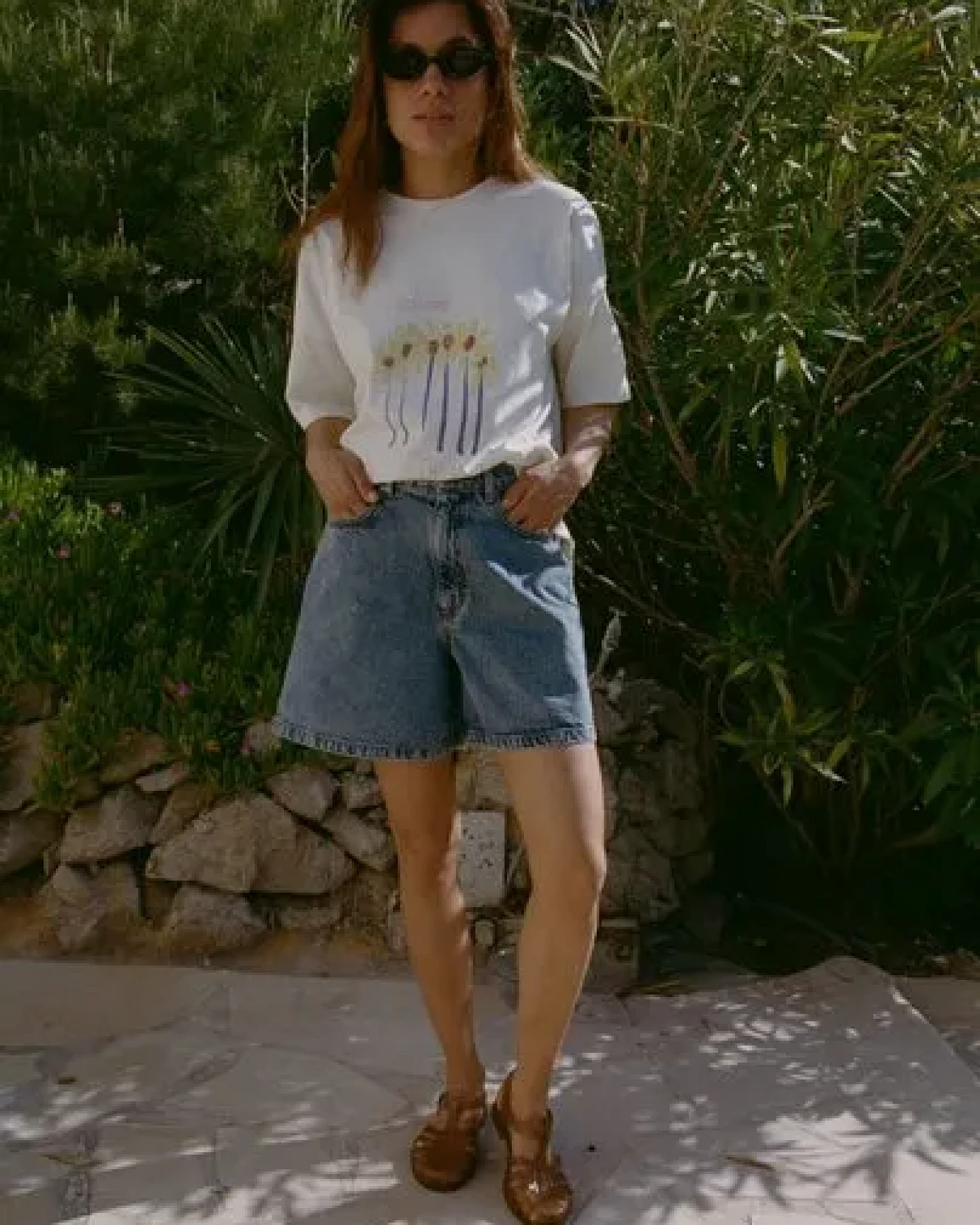 Nénés Jeansshorts „Ambre“ – Blau – Ansicht 3