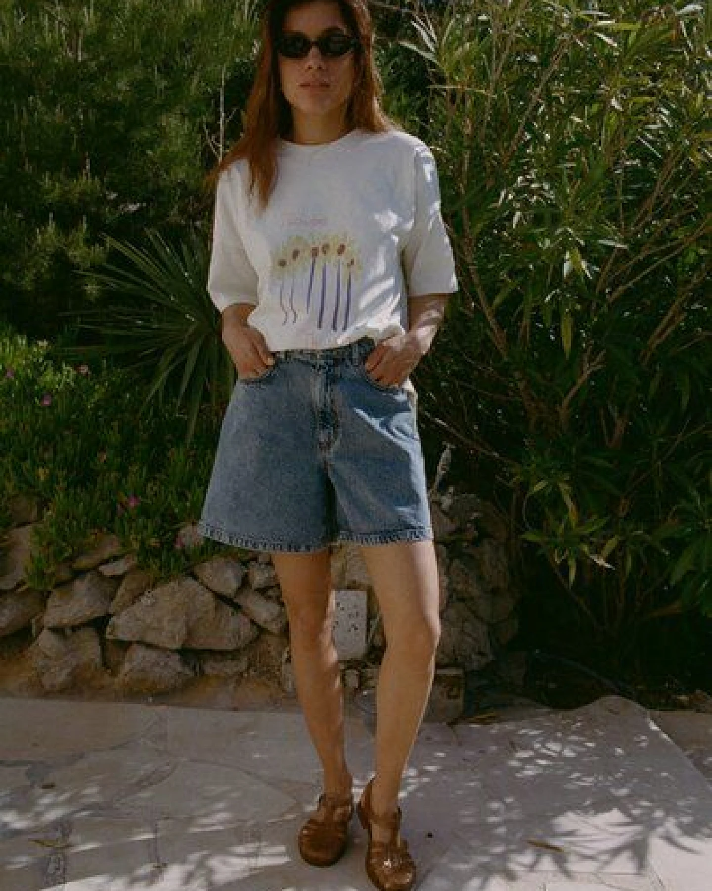 Nénés Jeansshorts „Ambre“ – Blau – Ansicht 3