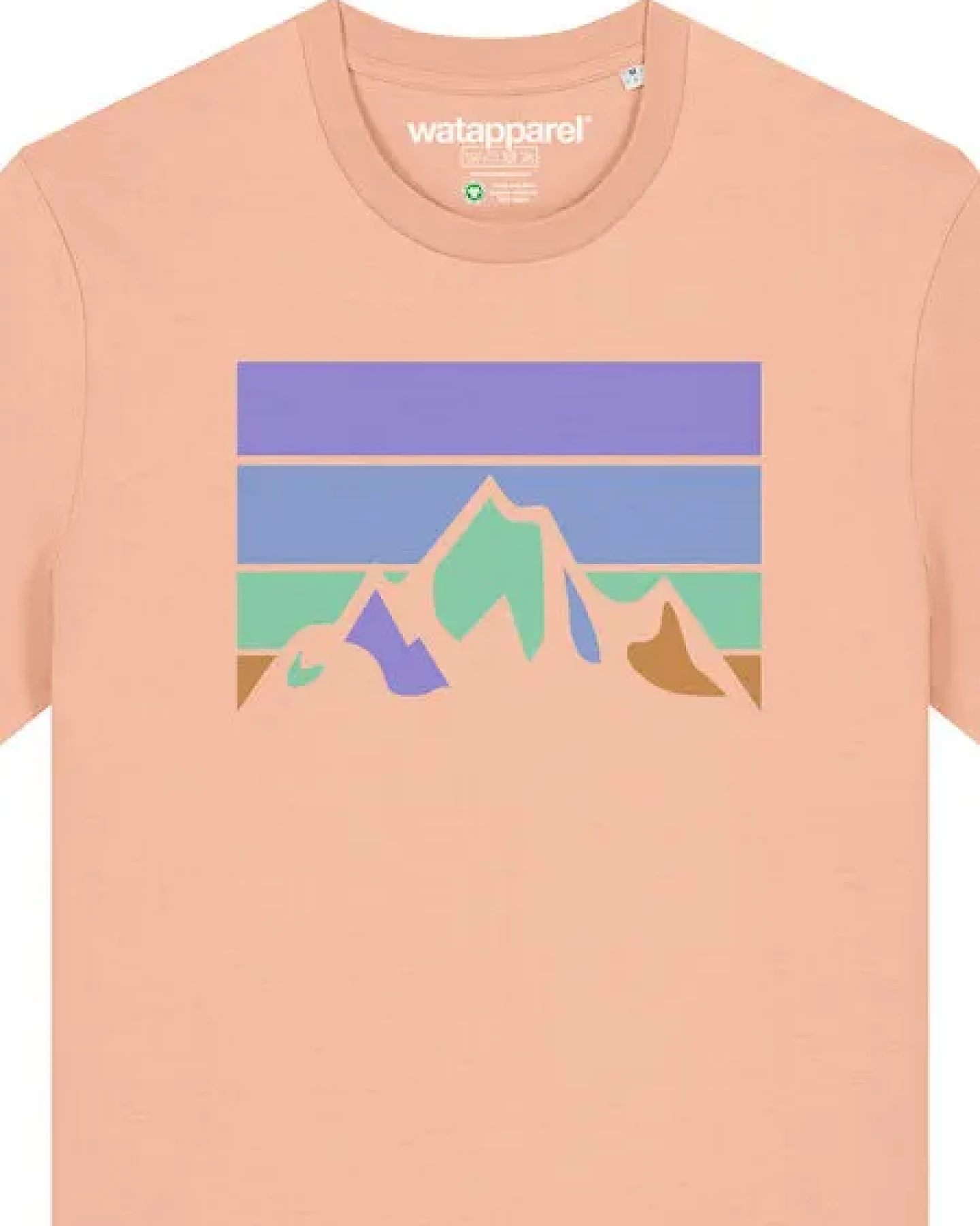 watapparel T-Shirt Unisex Retro Landscape – Ansicht 3