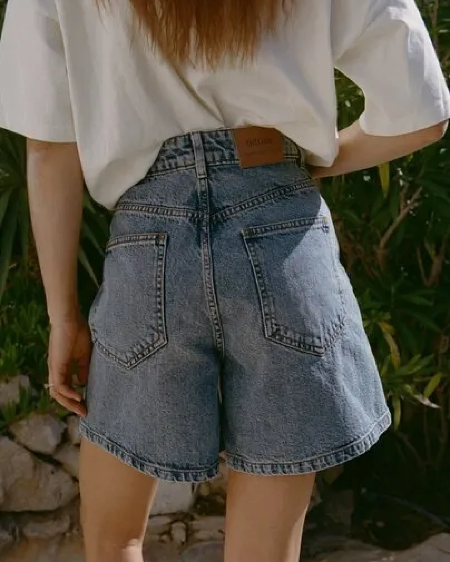 Nénés Jeansshorts „Ambre“ – Blau – Ansicht 4