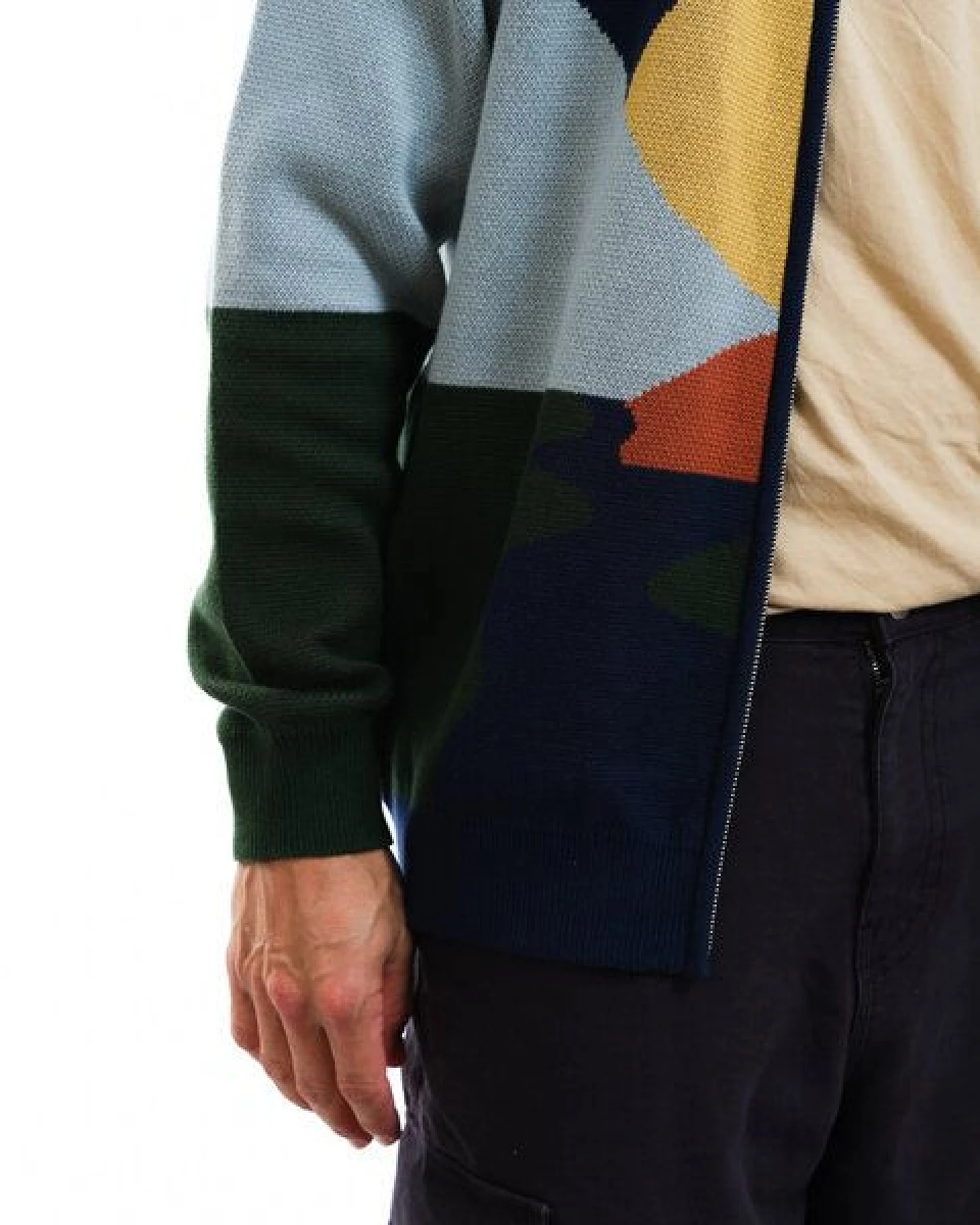 GARY MASH Strickjacke Bryce aus Biobaumwolle – Ansicht 2