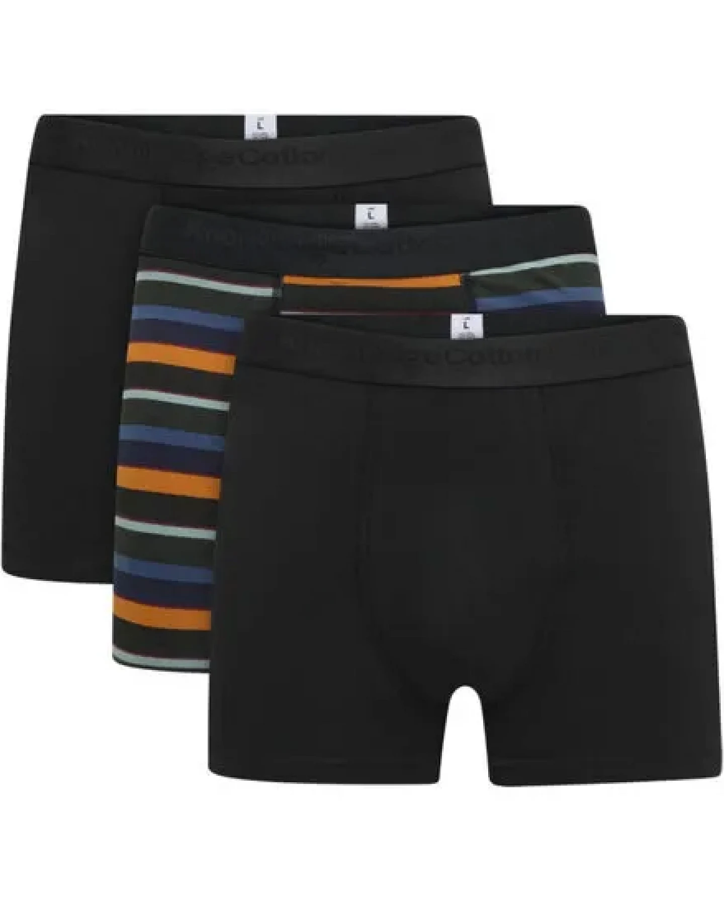 KnowledgeCotton Apparel 3-Pack Boxershorts STRIPE aus Bio-Baumwolle – Ansicht 2