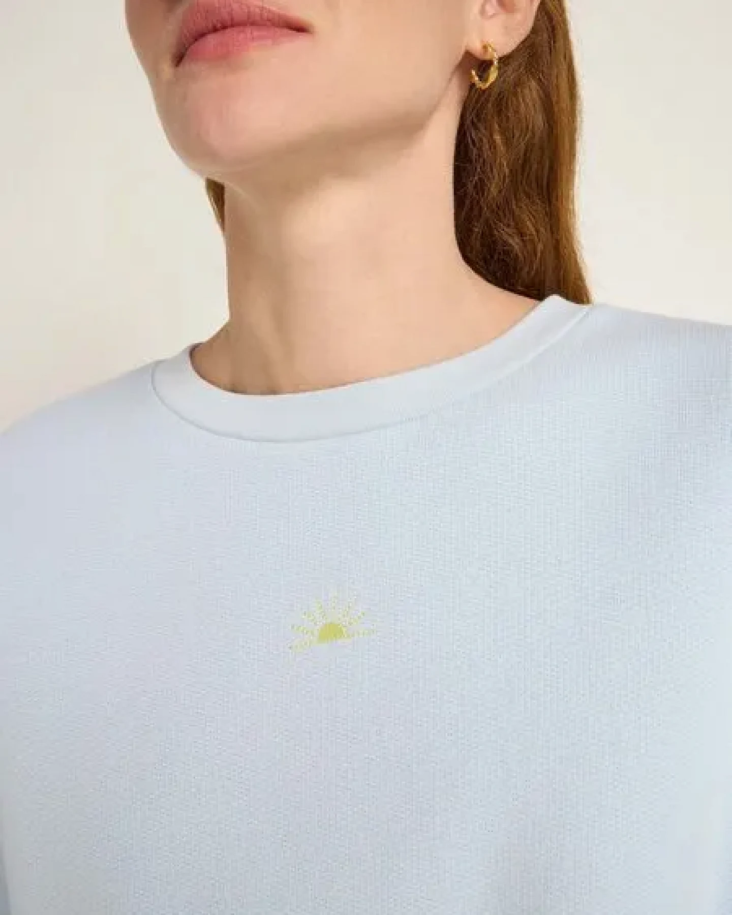 LANIUS Statement Sweatshirt (GOTS) aus Bio-Baumwolle und recyceltem Polyester – Ansicht 4
