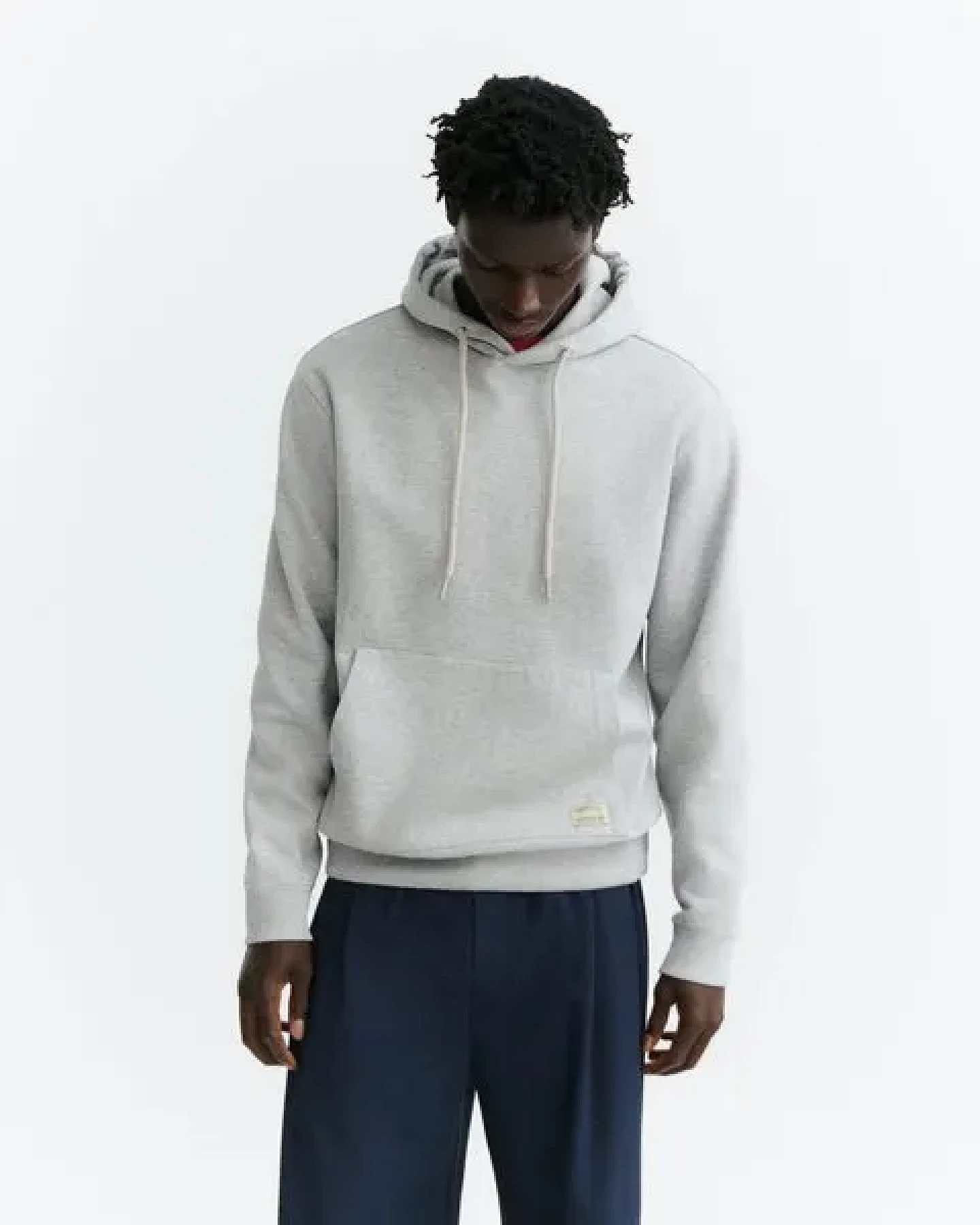 thinking mu Pirineo Grey Melange Saul Sweatshirt – Ansicht 3