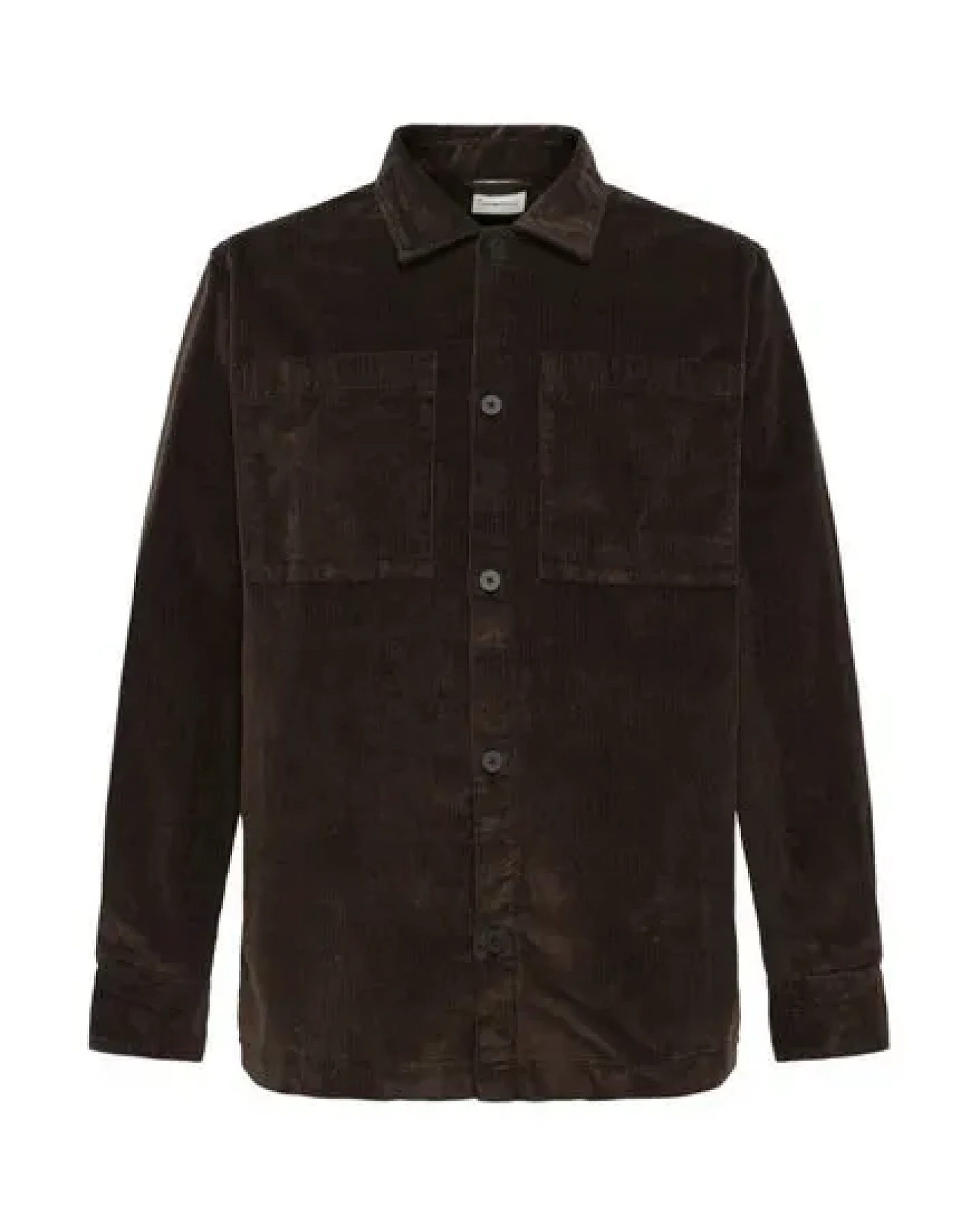 KnowledgeCotton Apparel Lockeres Cord-Overshirt aus Bio-Baumwolle – Ansicht 4