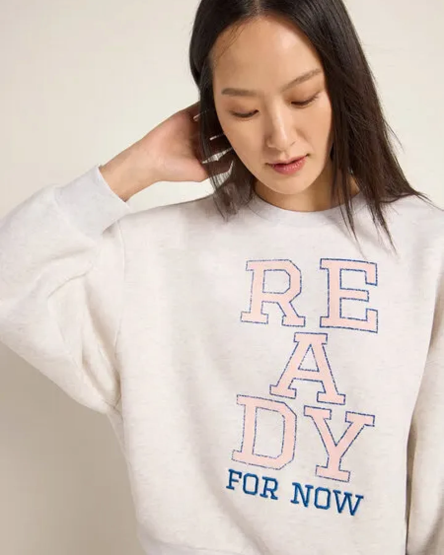 LANIUS Statement Sweatshirt (GOTS) aus Bio-Baumwolle und recyceltem Polyester – Ansicht 2