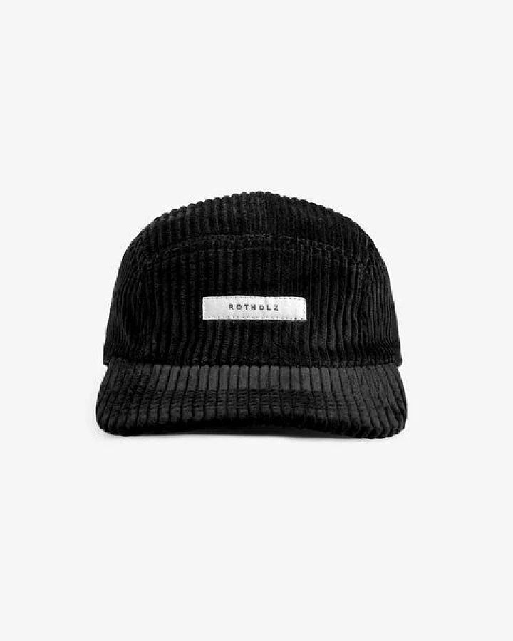 Rotholz Cord 5-Panel Cap aus Bio-Baumwolle