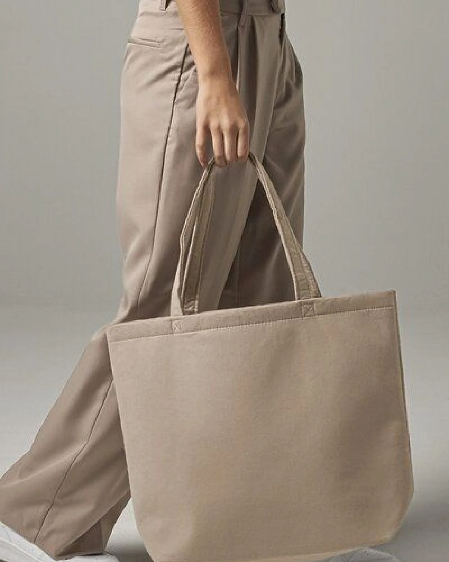 BagBase Filz Shopper Einkaufstasche Tasche Umhängetasche Filz aus recyceltem Polyester – Ansicht 2