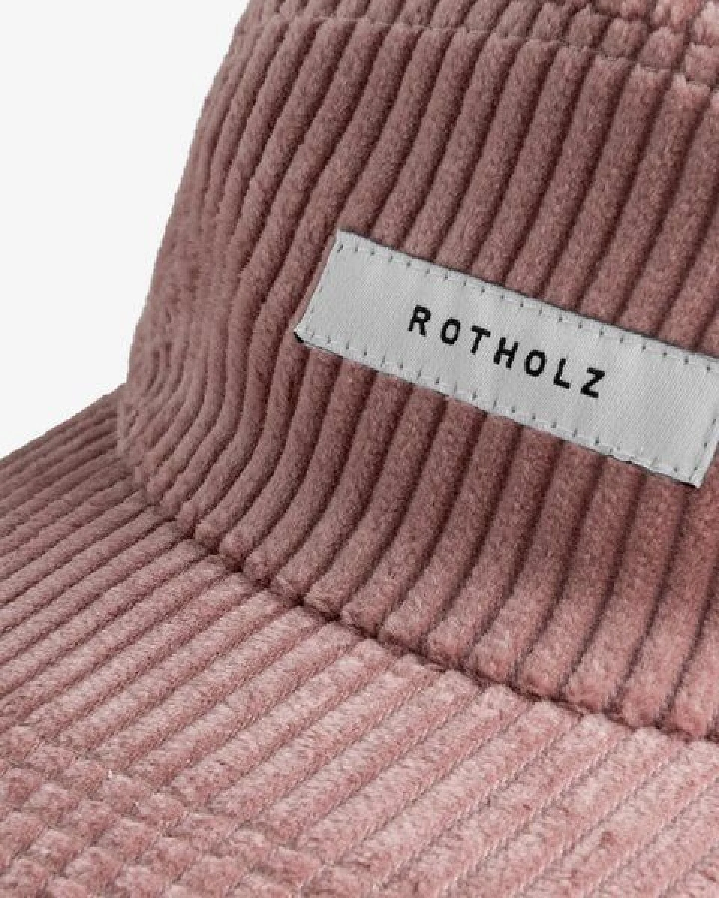 Rotholz Cord 5-Panel Cap aus Bio-Baumwolle – Ansicht 2