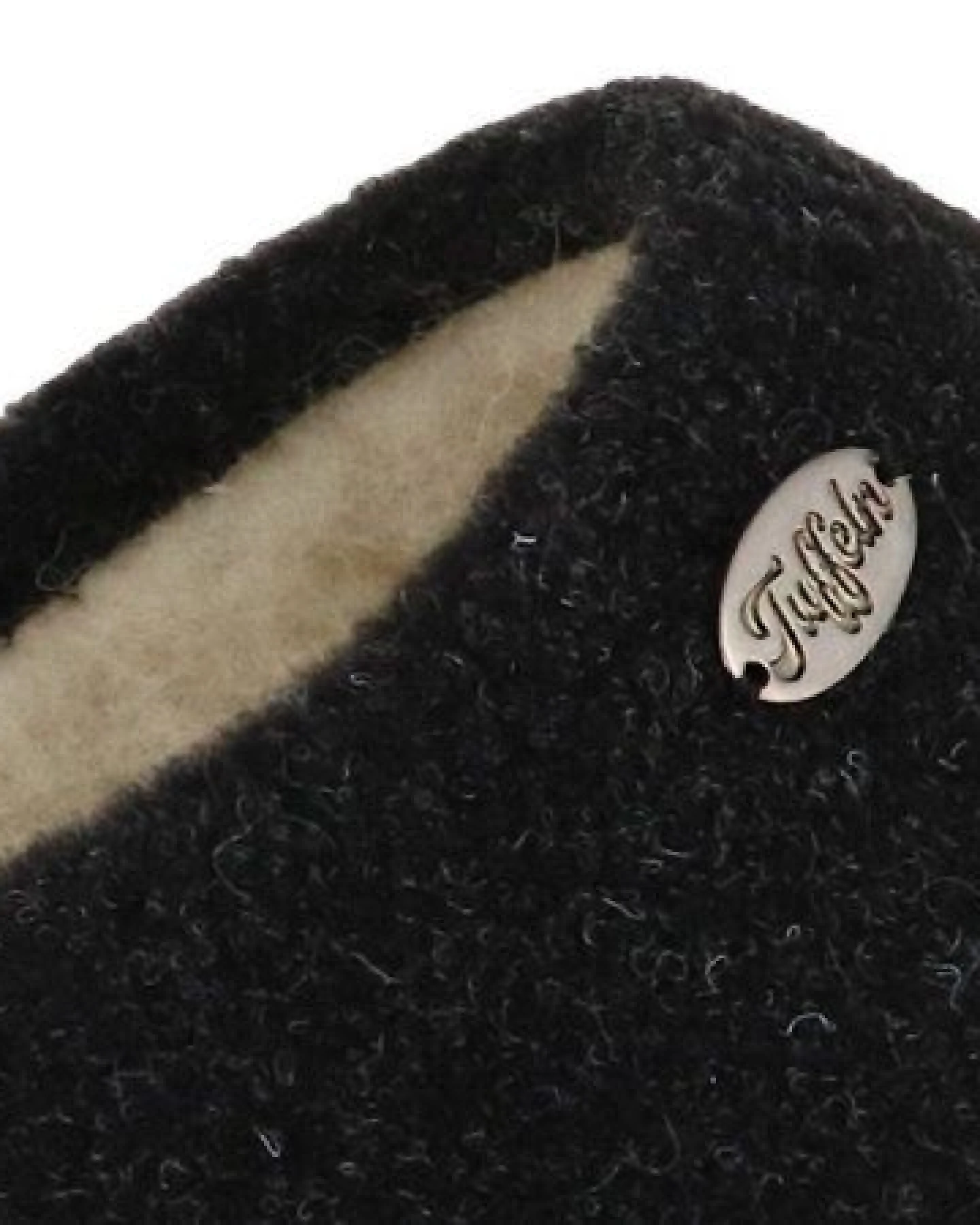 Tuffeln Erzgebirge Pantoffeln 'Klassik' offene Hausschuhe mit Woll-Innenfutter – Ansicht 3
