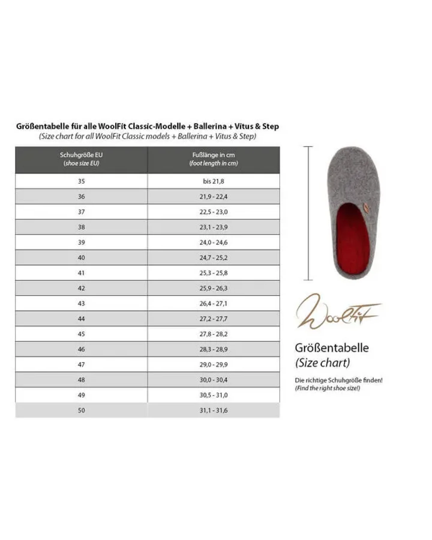 WoolFit Filzpantoffeln „Classic“ mit Naturgummisohle mit weichen Filzeinlagen – Ansicht 4