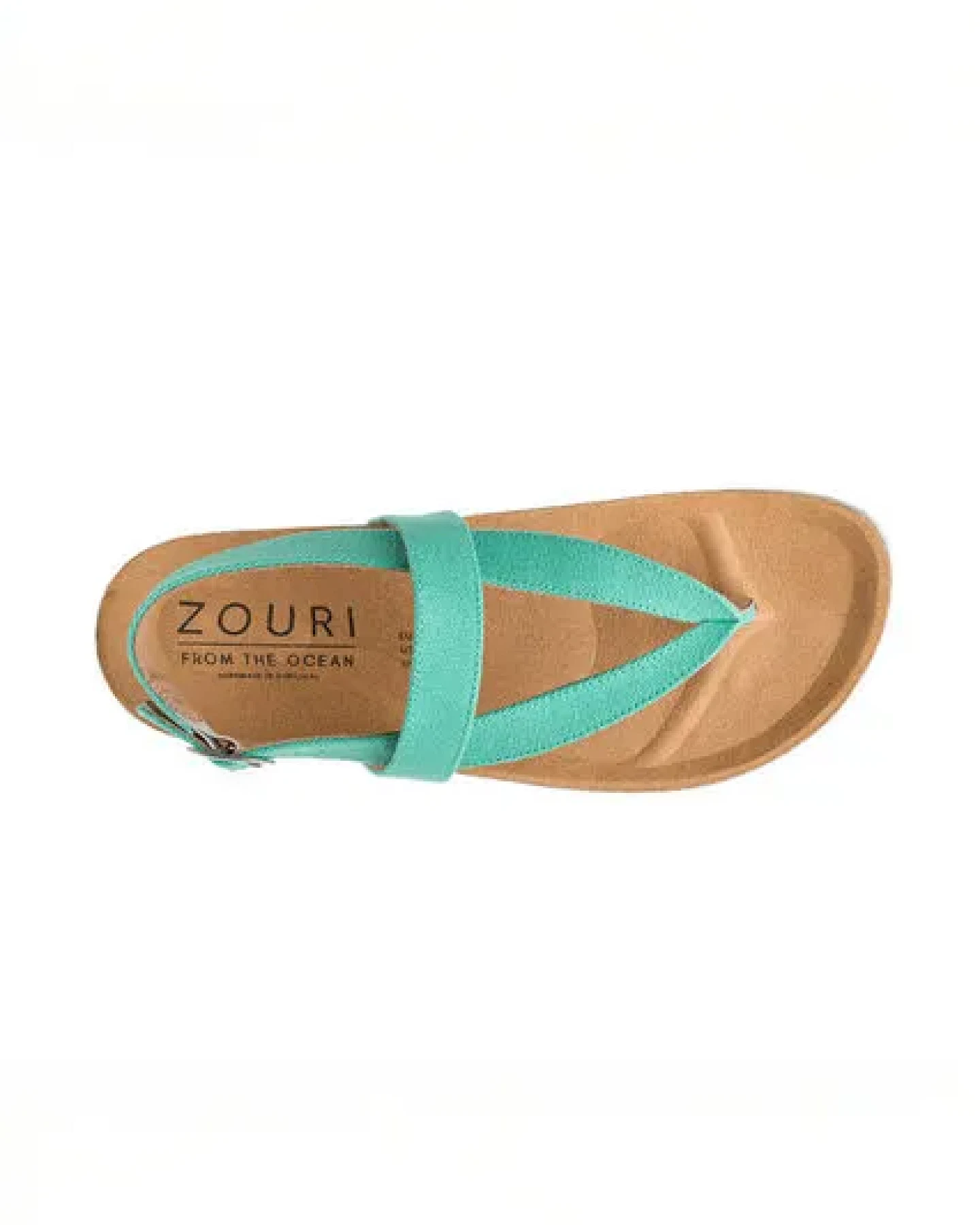 ZOURI Vegane Zehensandale mit Bio-Baumwolle & Korkfußbett Modell: Isle – Ansicht 3
