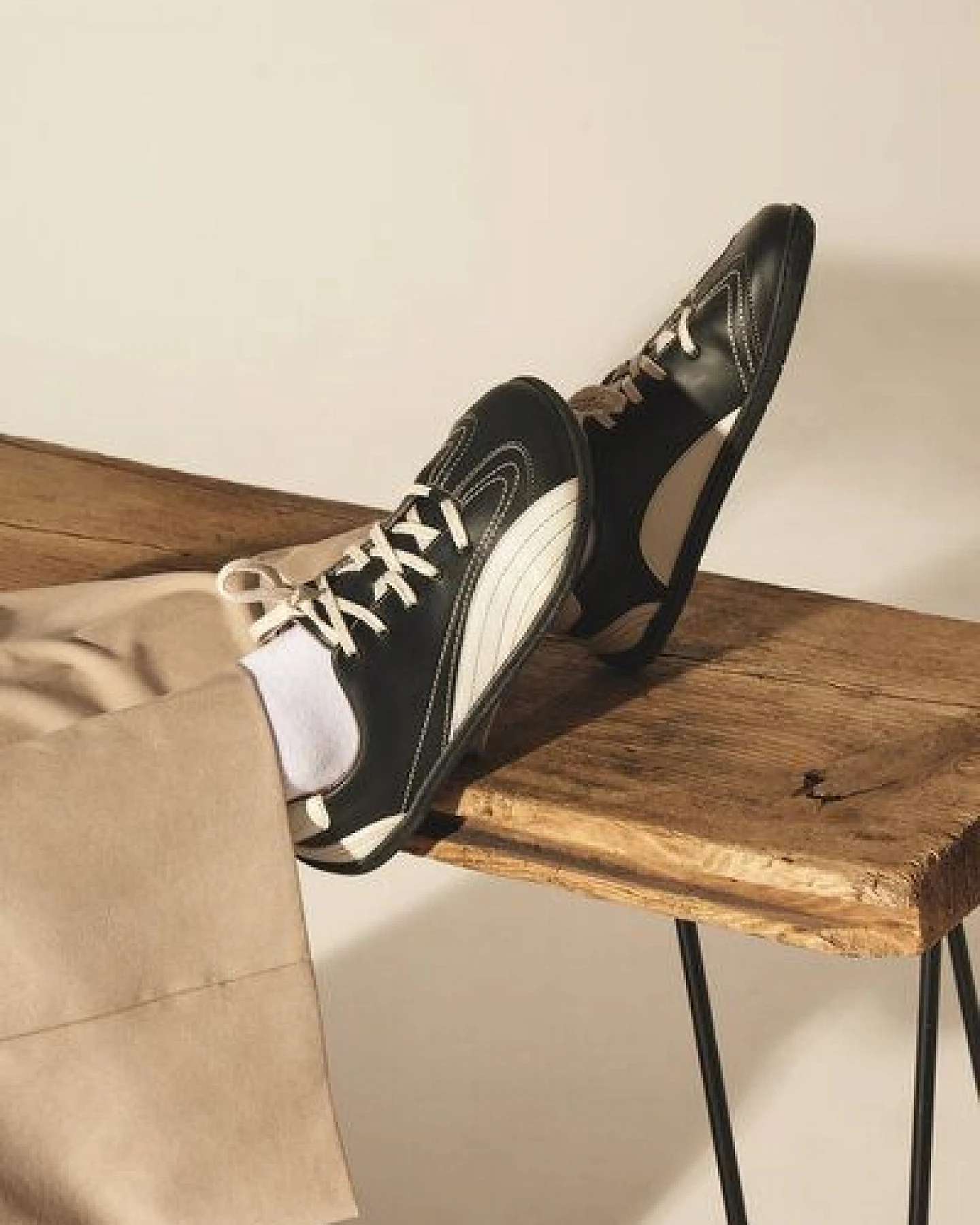AGAZI BARE 1 PENGUIN – schwarz-weiße vegane Barfußschuhe aus Lederalternative – Ansicht 4