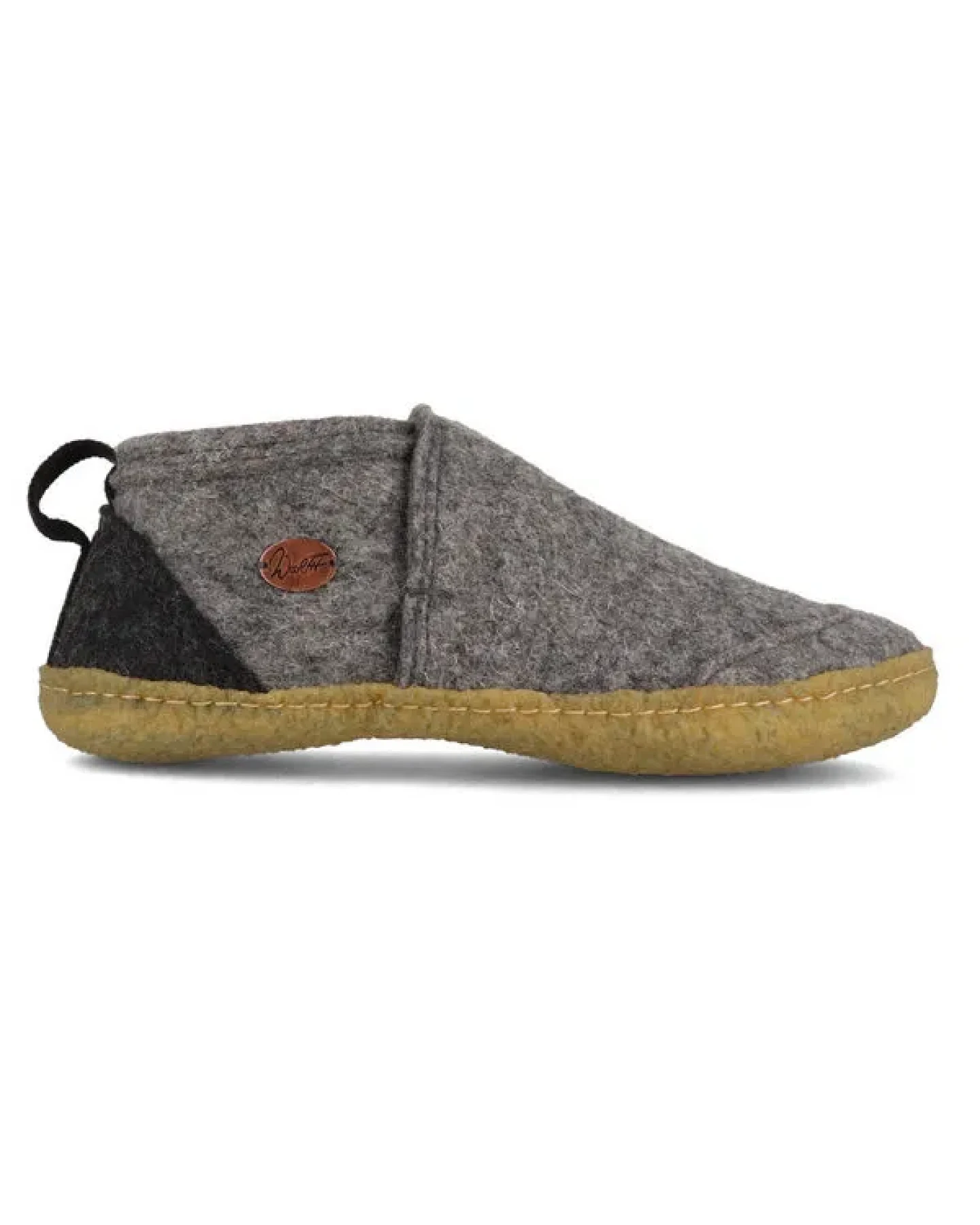 WoolFit Hausschuhe 'Taiga' mit Naturgummisohle, 100% Wolle – Ansicht 3