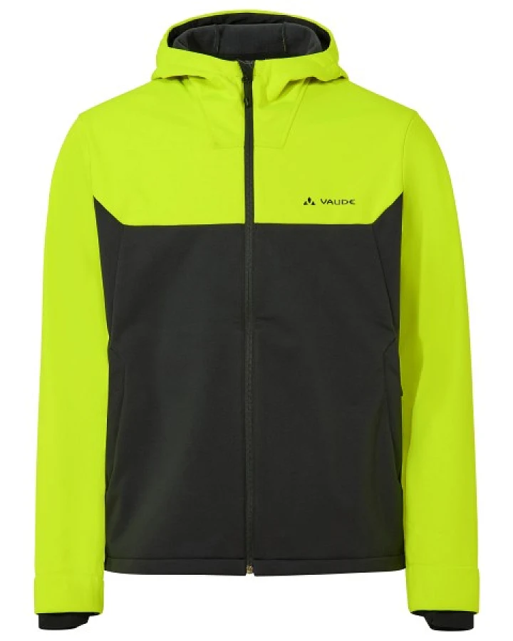 Vaude - Qimsa Hooded Softshell Jacket II - Fahrradjacke Gr S grün/schwarz
